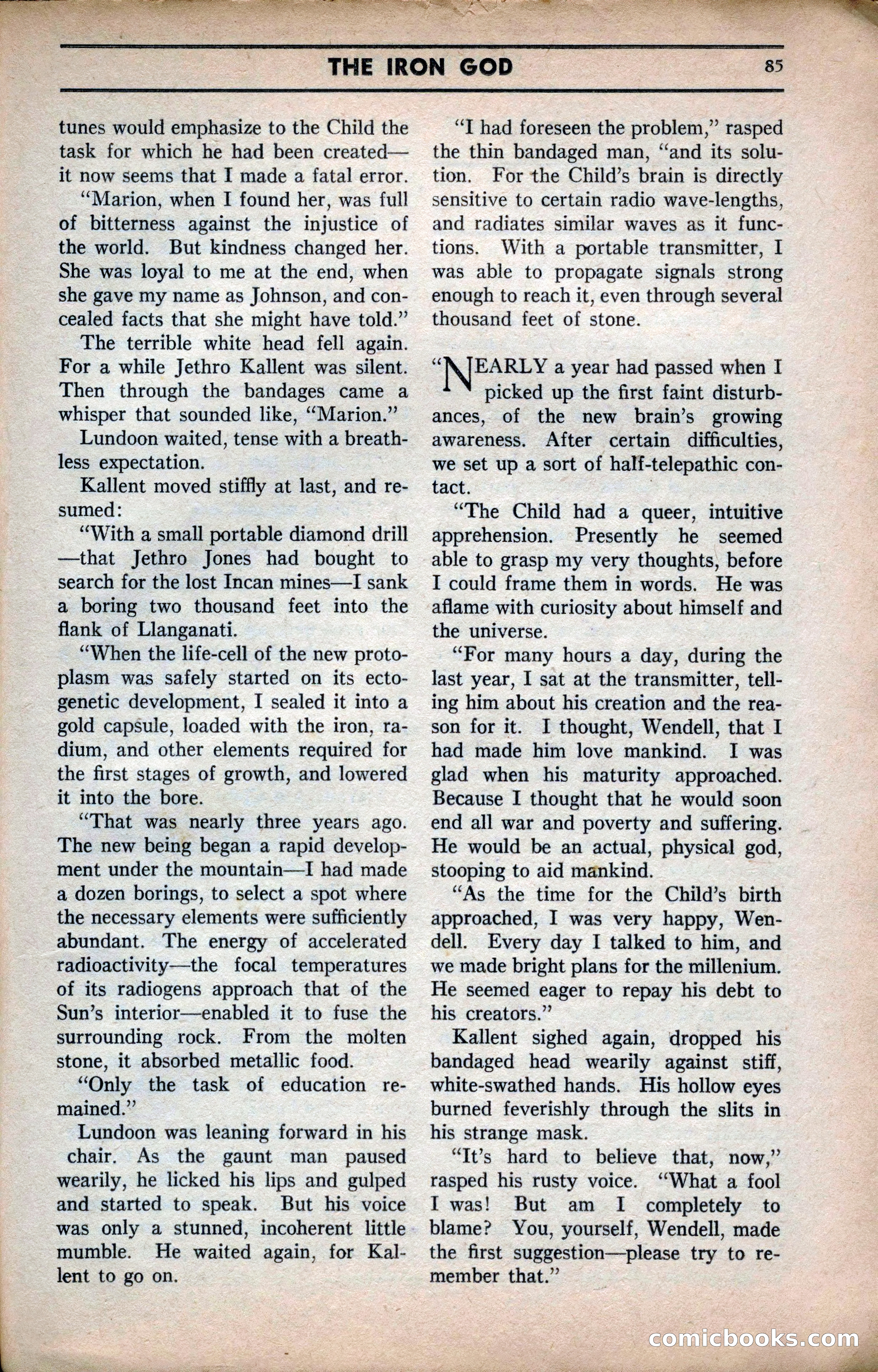 Marvel Stories, April 1941 — page 85 of 116