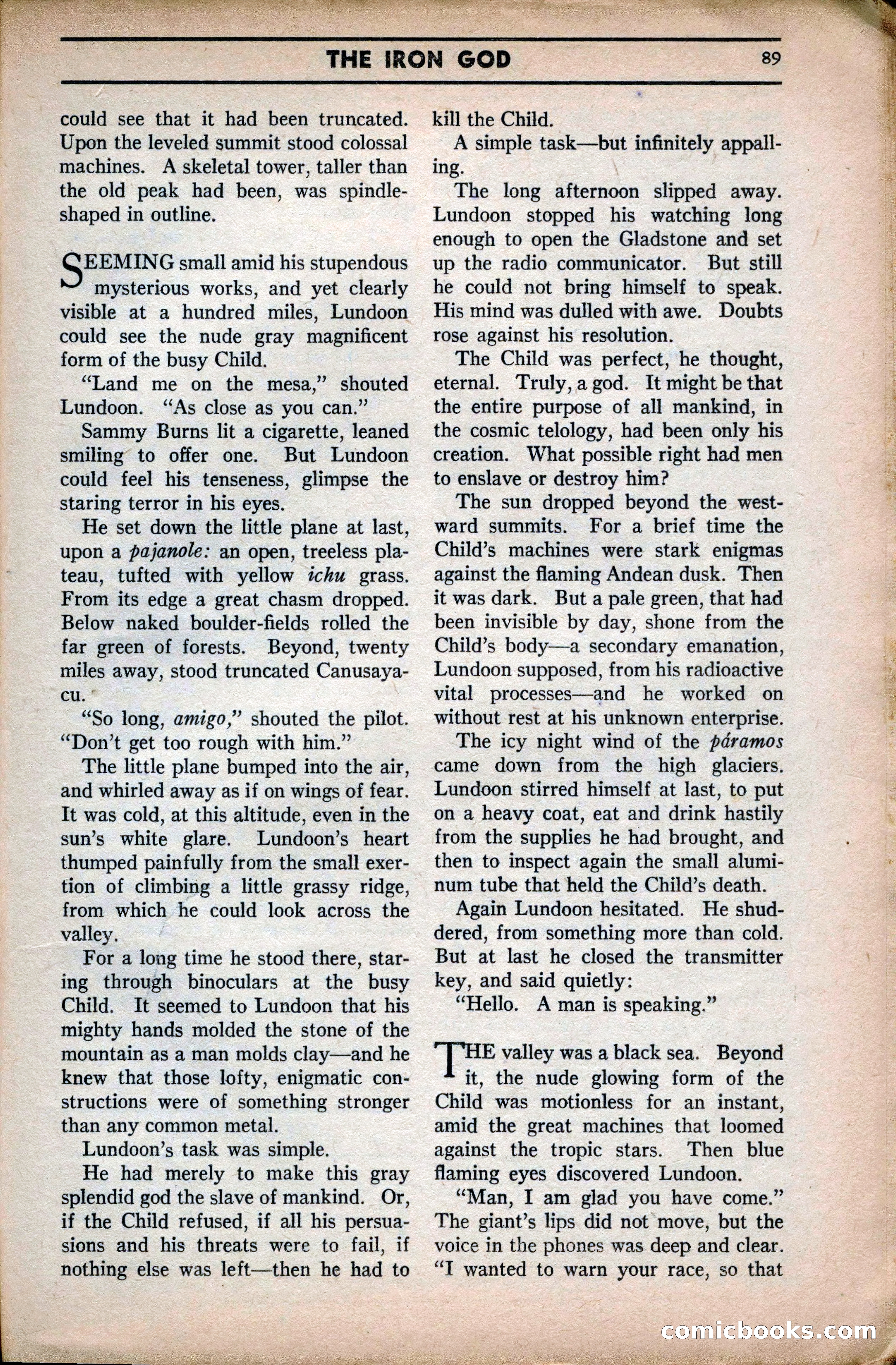 Marvel Stories, April 1941 — page 89 of 116