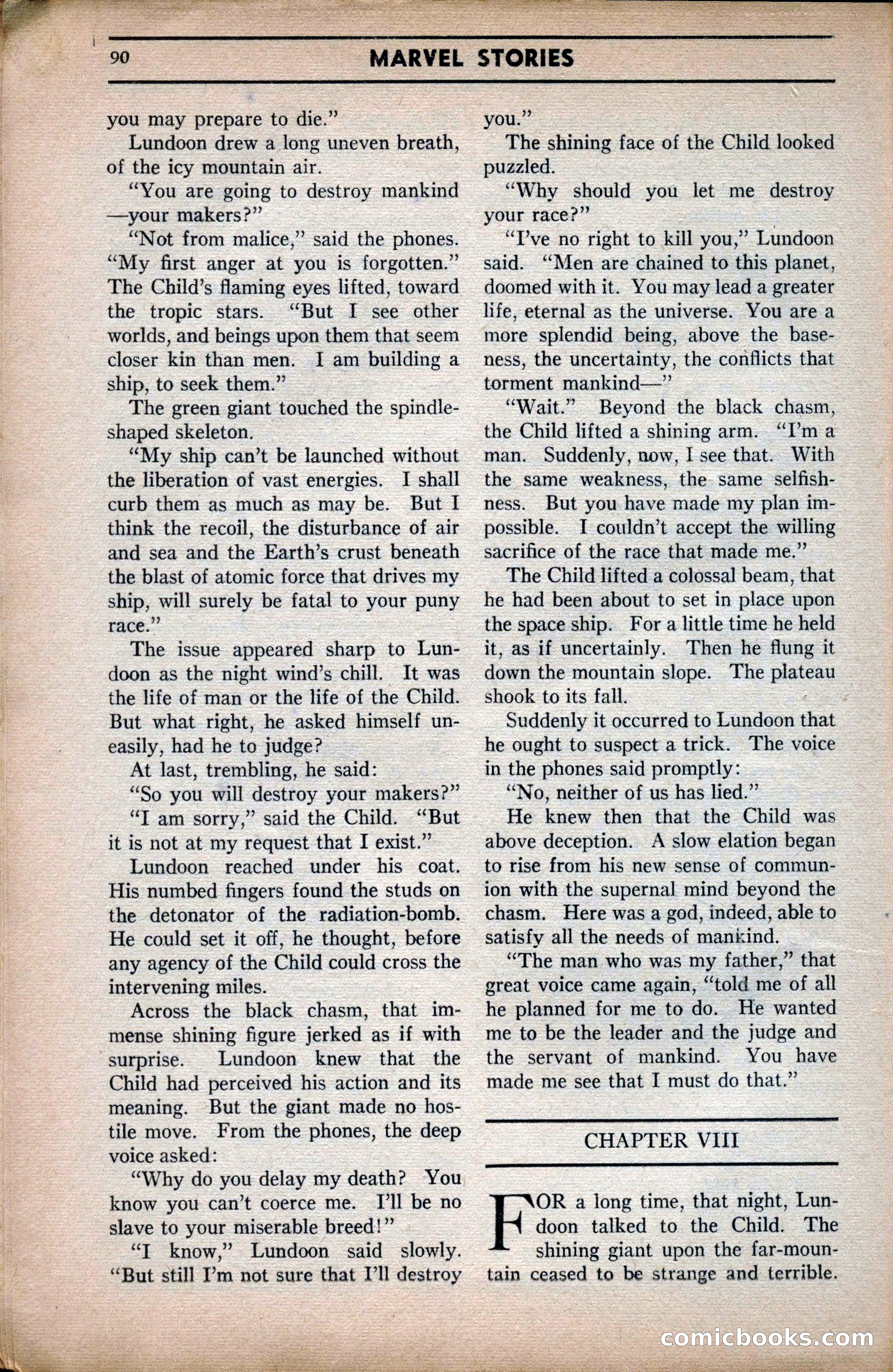 Marvel Stories, April 1941 — page 90 of 116
