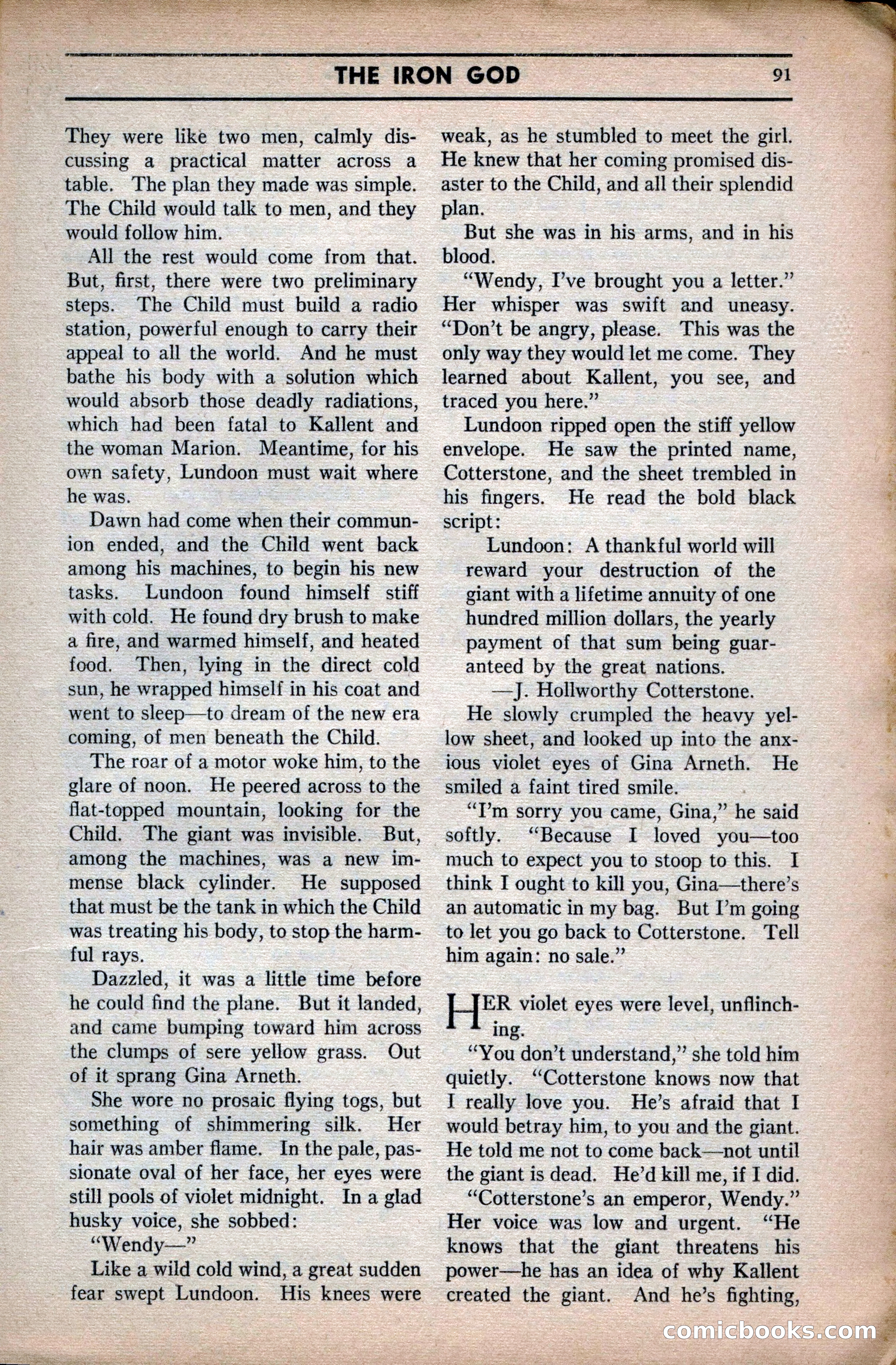 Marvel Stories, April 1941 — page 91 of 116