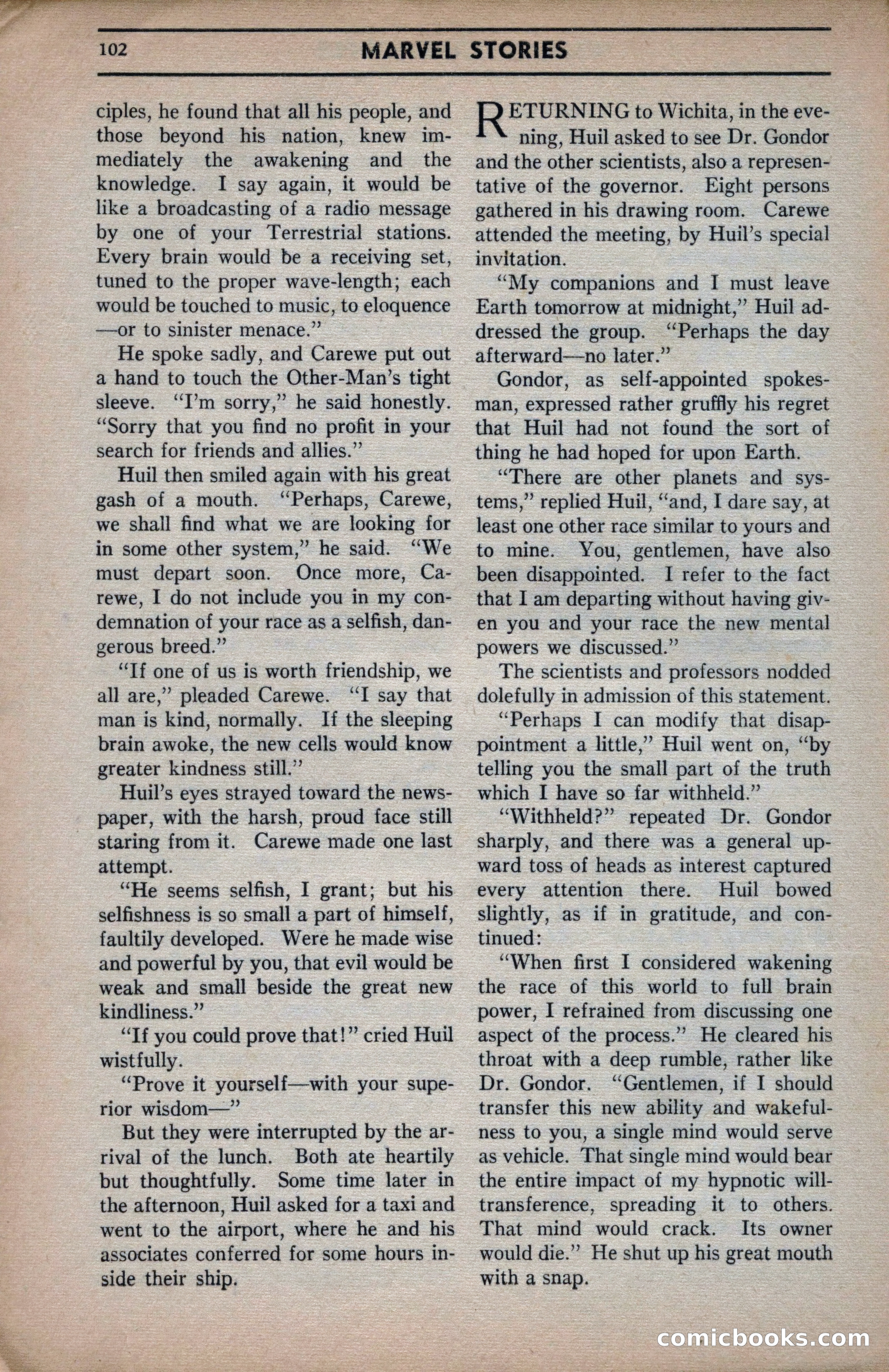 Marvel Stories, April 1941 — page 102 of 116
