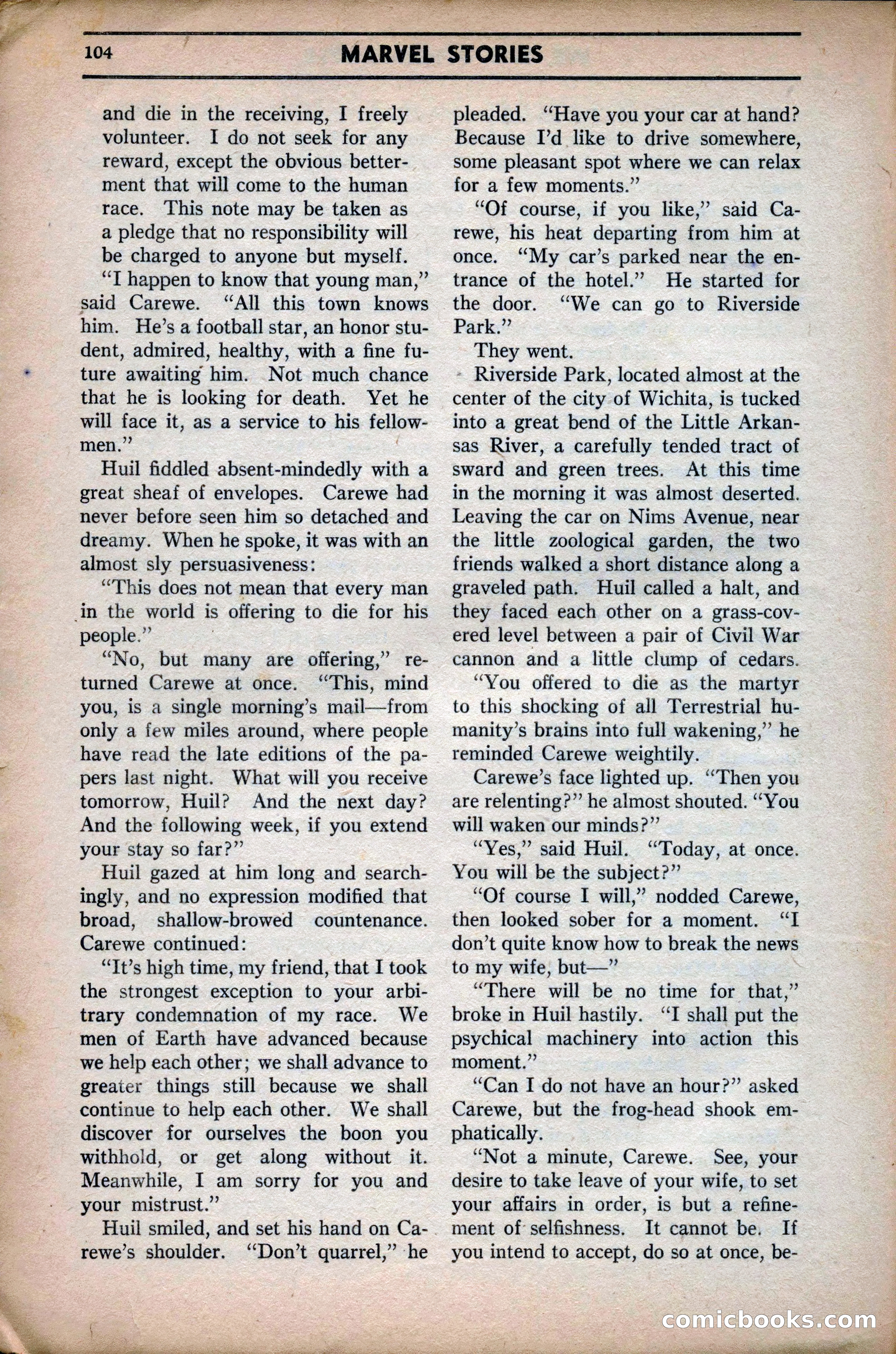 Marvel Stories, April 1941 — page 104 of 116