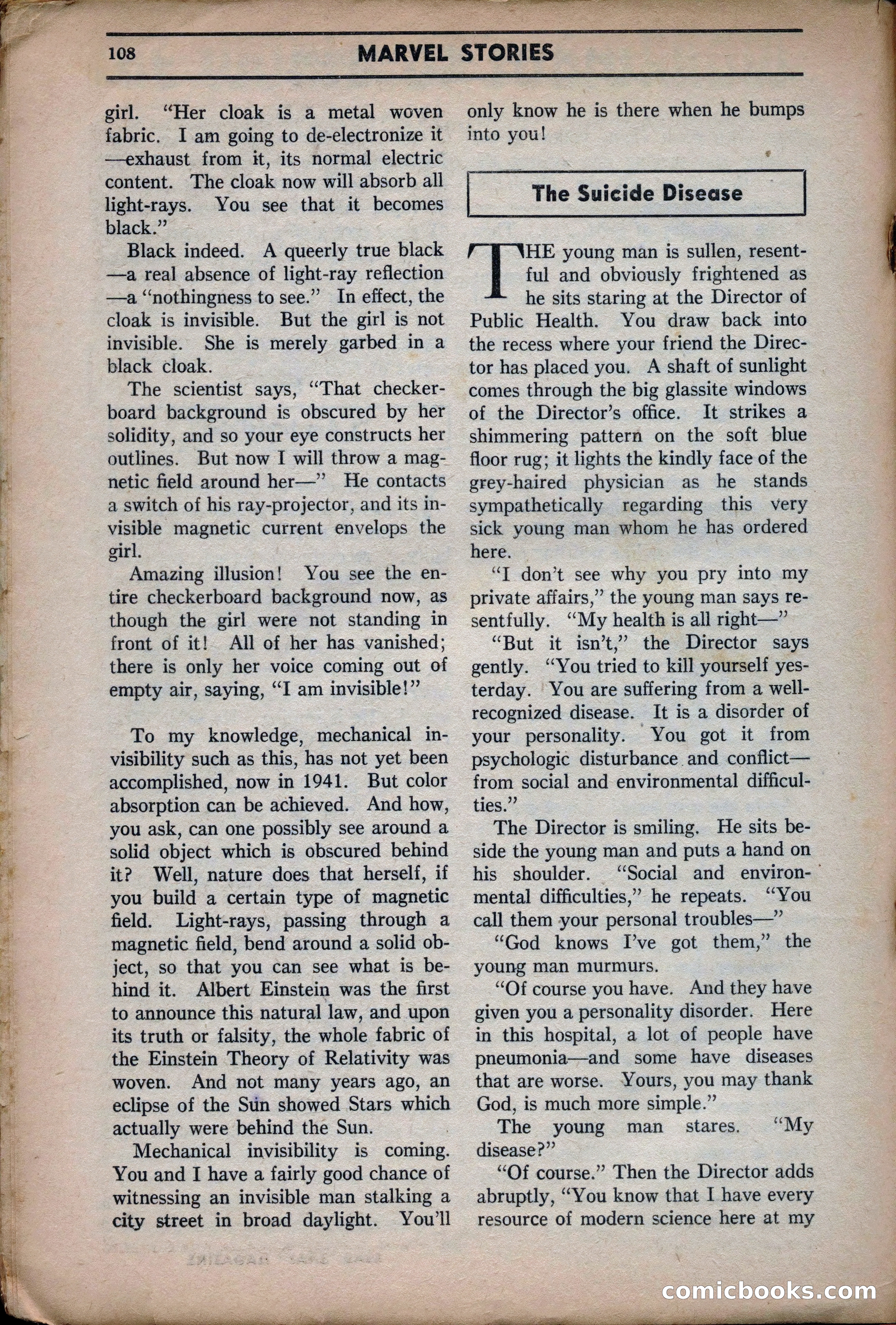 Marvel Stories, April 1941 — page 108 of 116