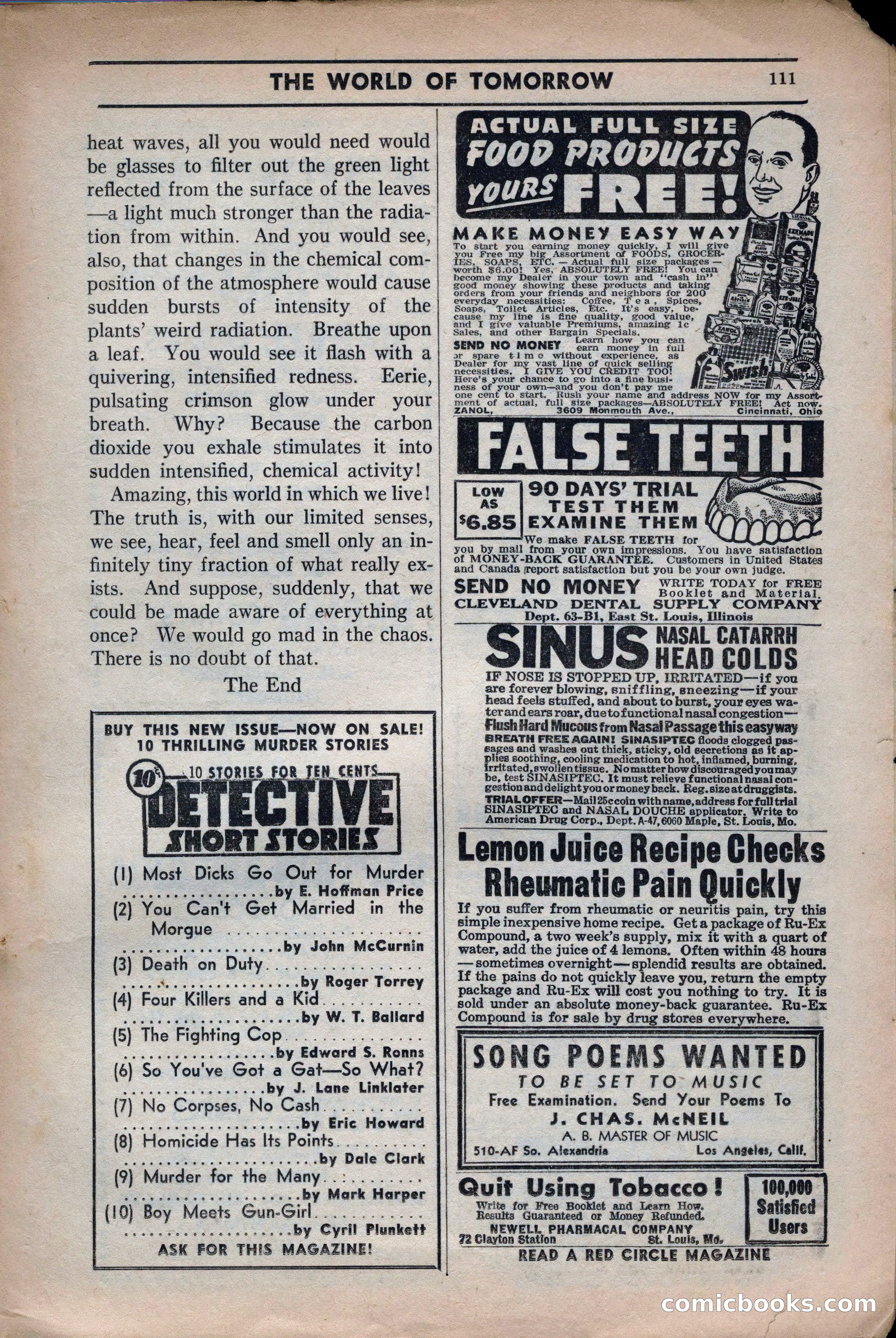 Marvel Stories, April 1941 — page 111 of 116