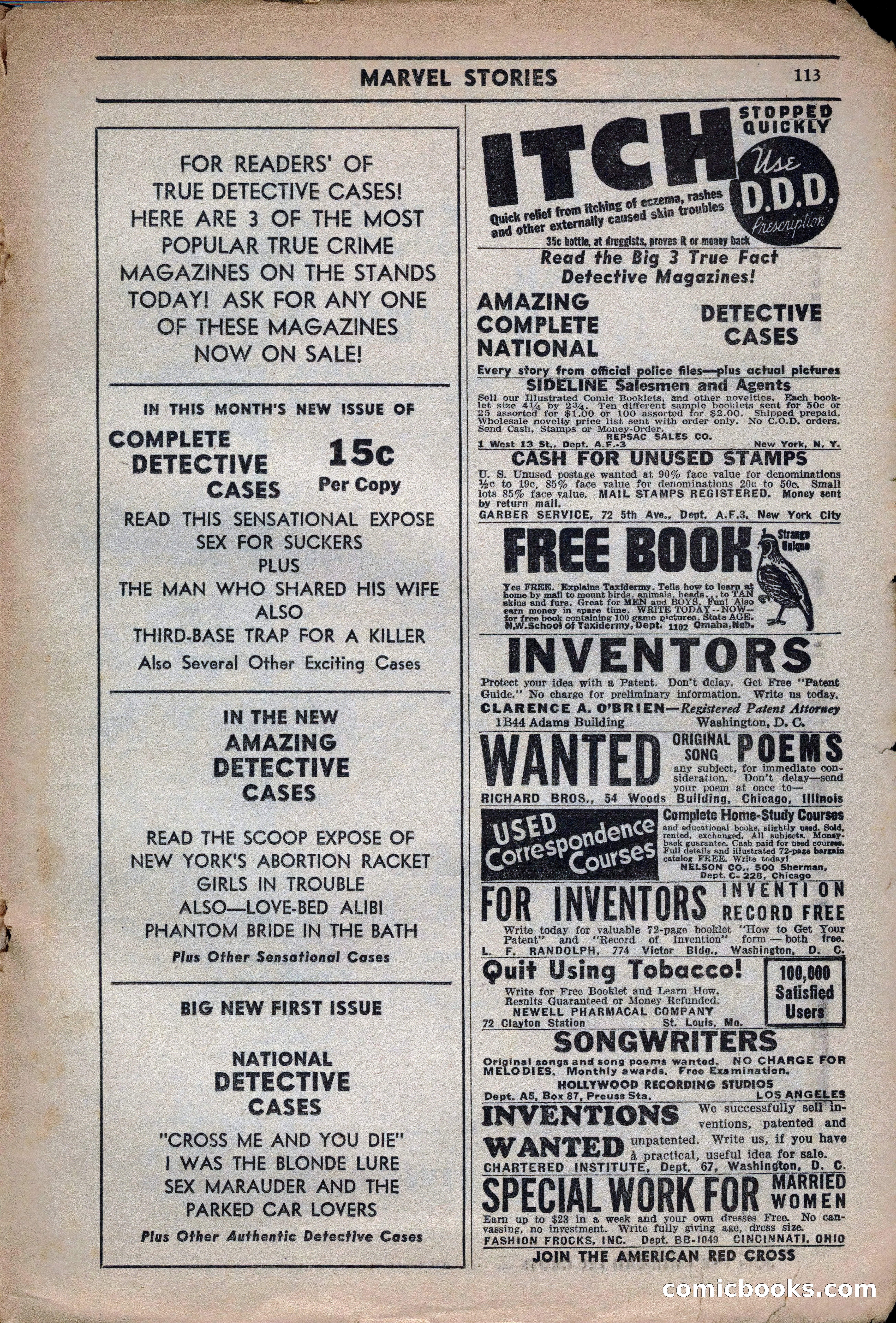 Marvel Stories, April 1941 — page 113 of 116