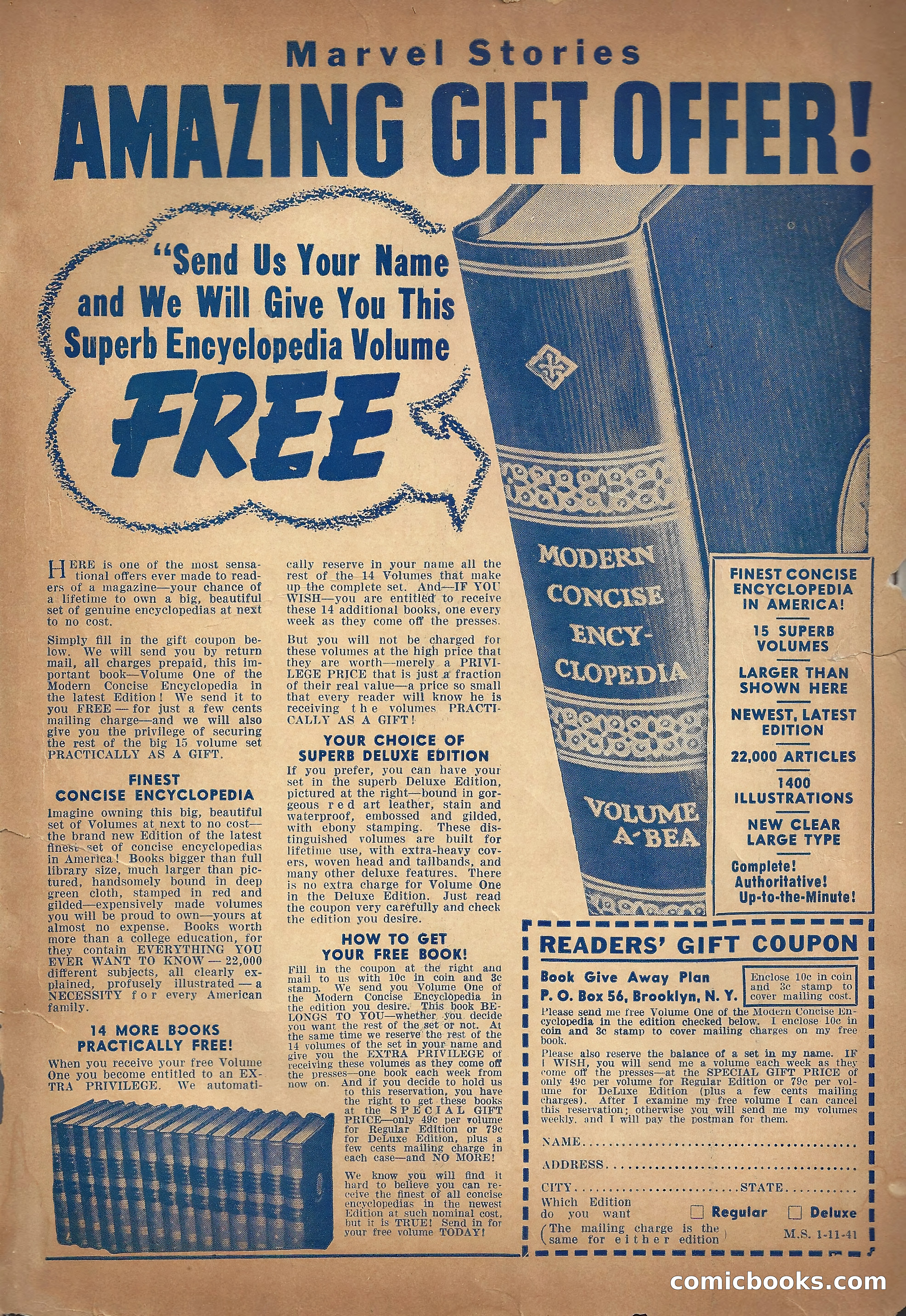 Marvel Stories, April 1941 — page 115 of 116