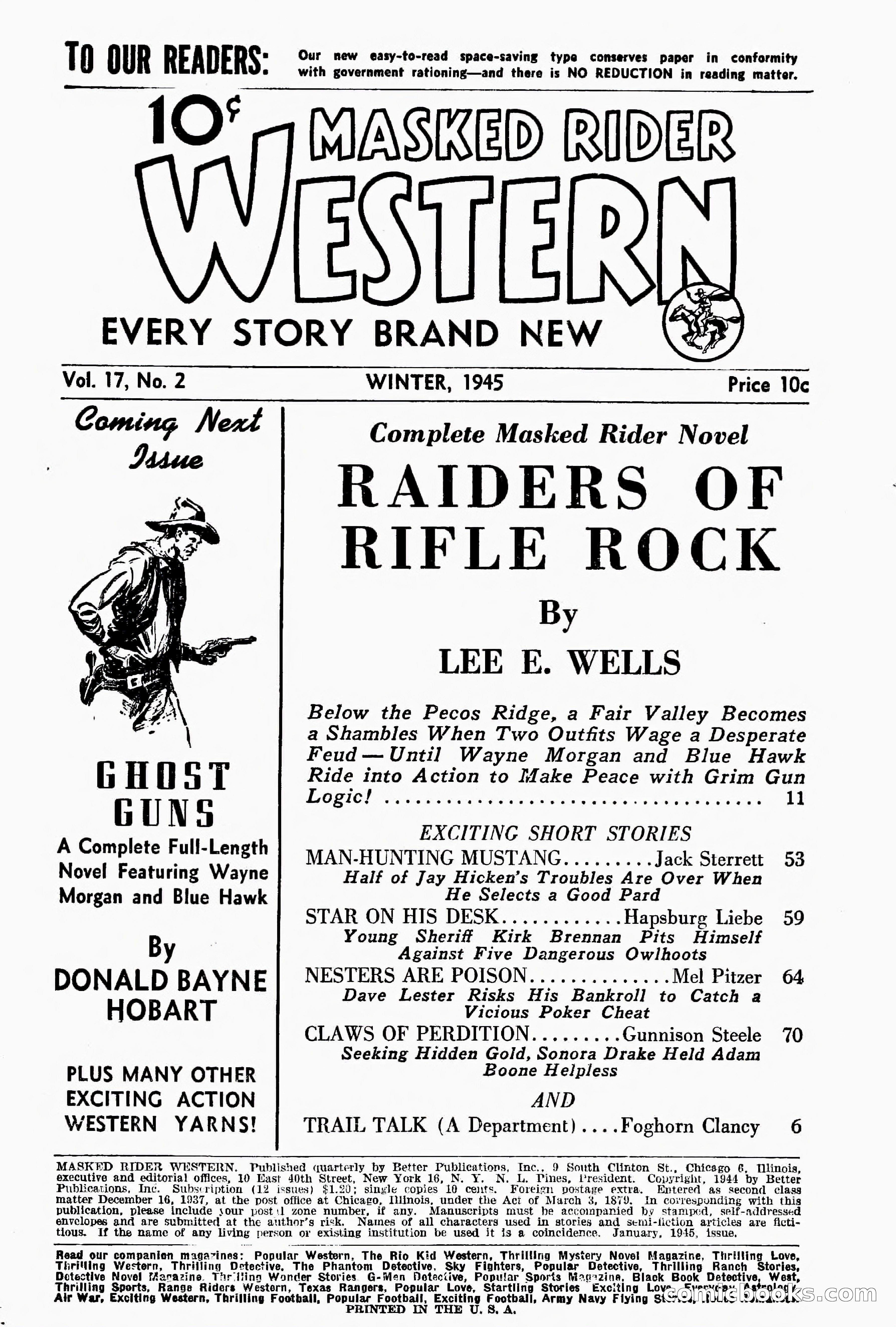 Masked Rider Western, Winter Issue — page 8 of 168