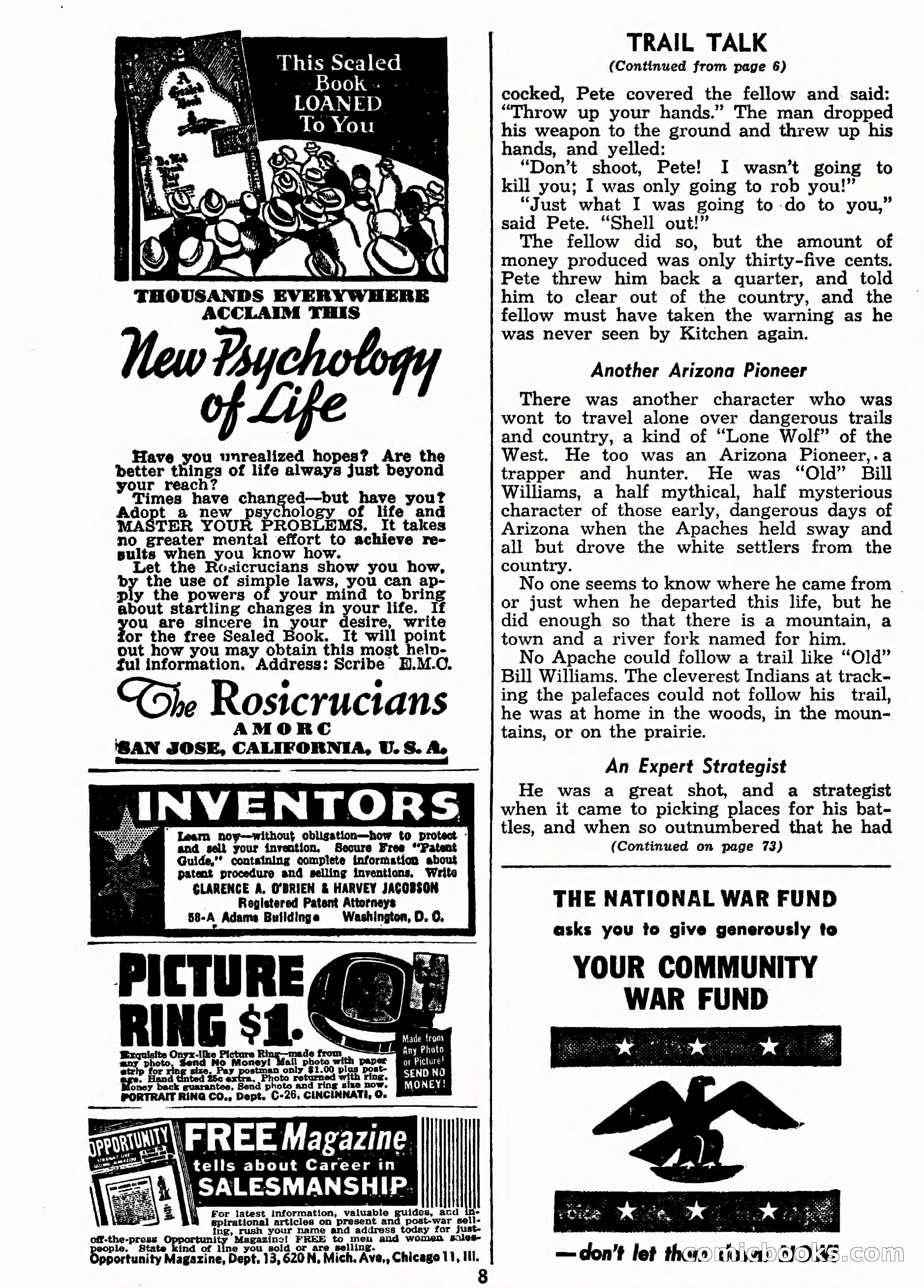 Masked Rider Western, Winter Issue — page 16 of 168