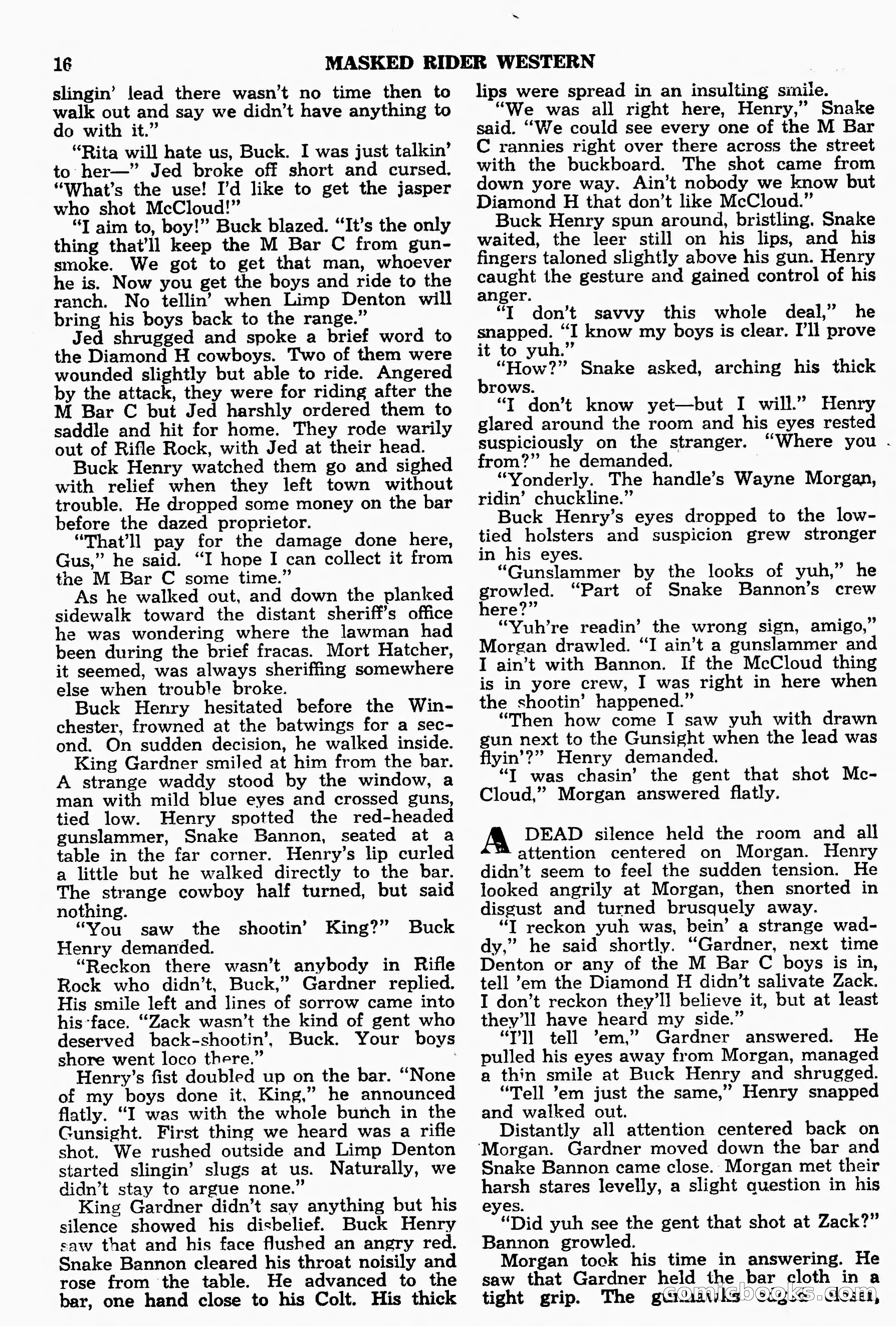 Masked Rider Western, Winter Issue — page 31 of 168