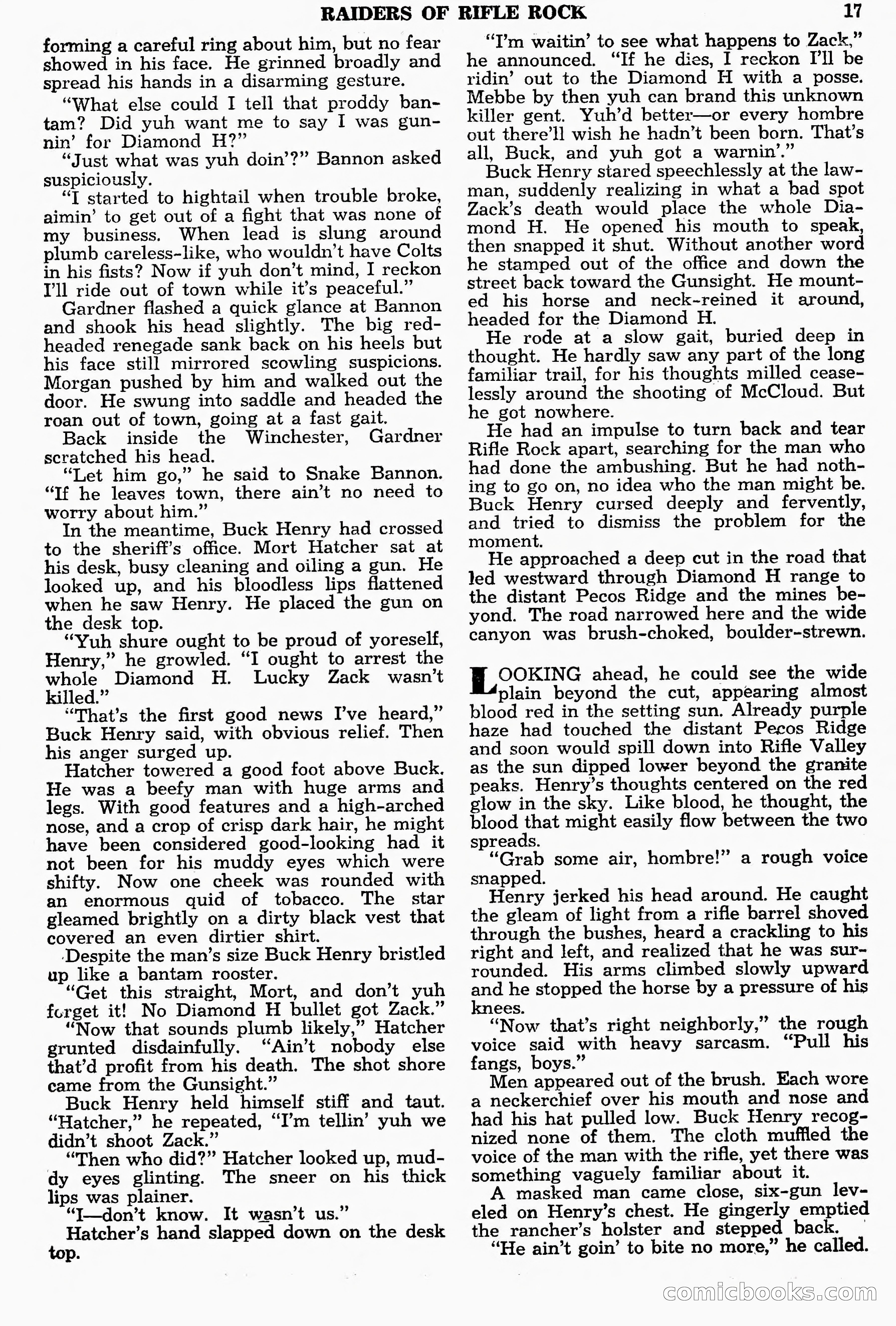 Masked Rider Western, Winter Issue — page 33 of 168