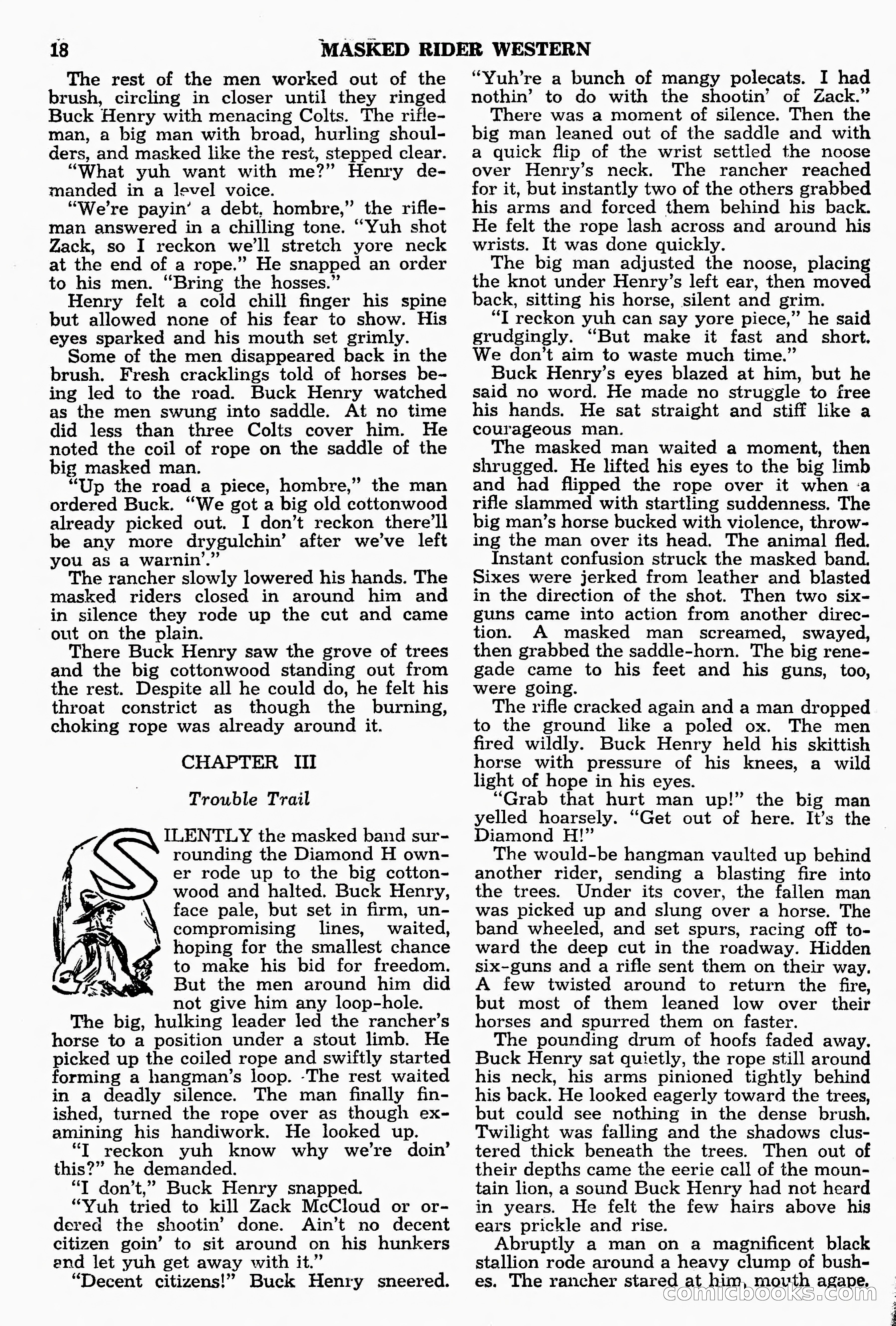 Masked Rider Western, Winter Issue — page 36 of 168