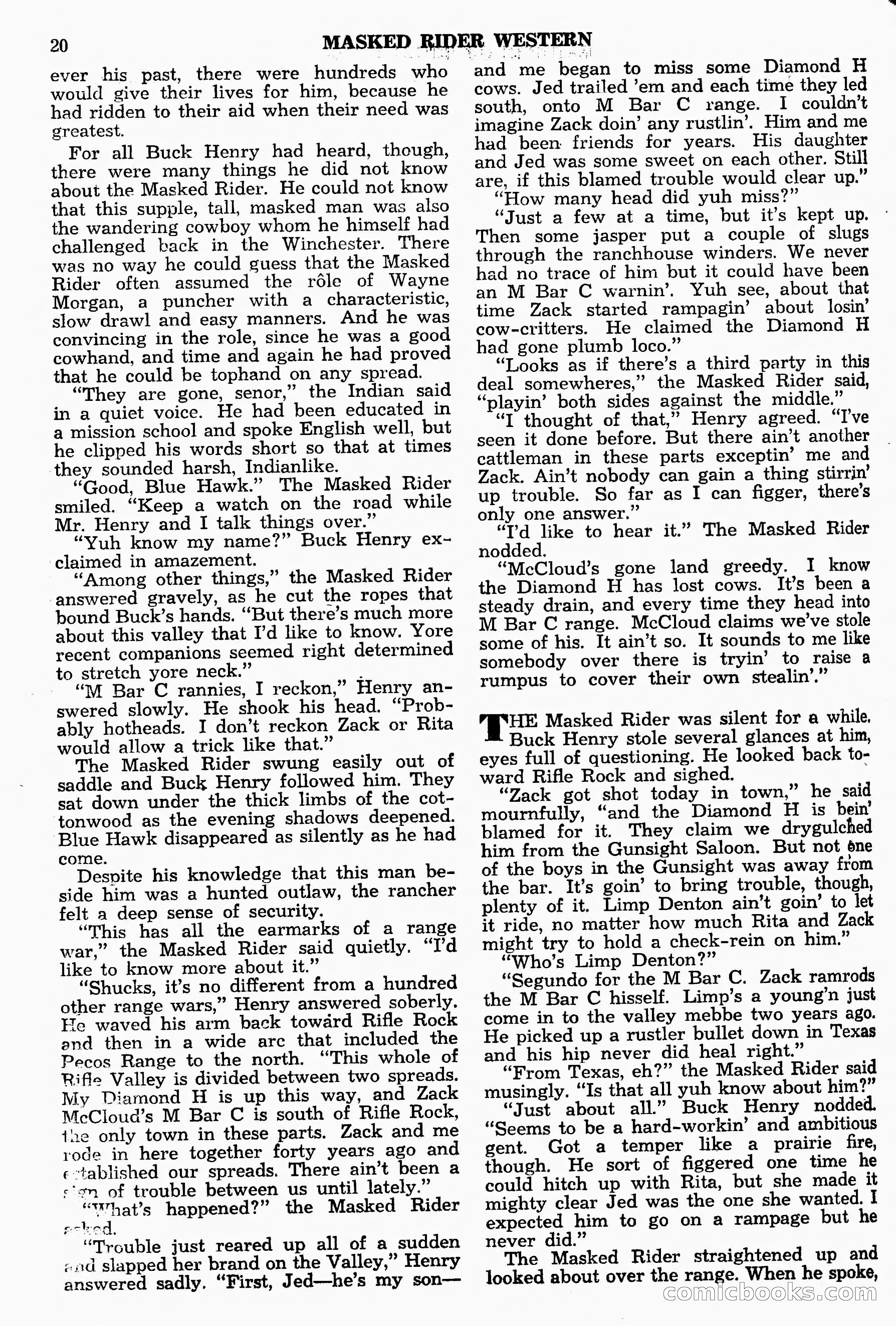 Masked Rider Western, Winter Issue — page 40 of 168