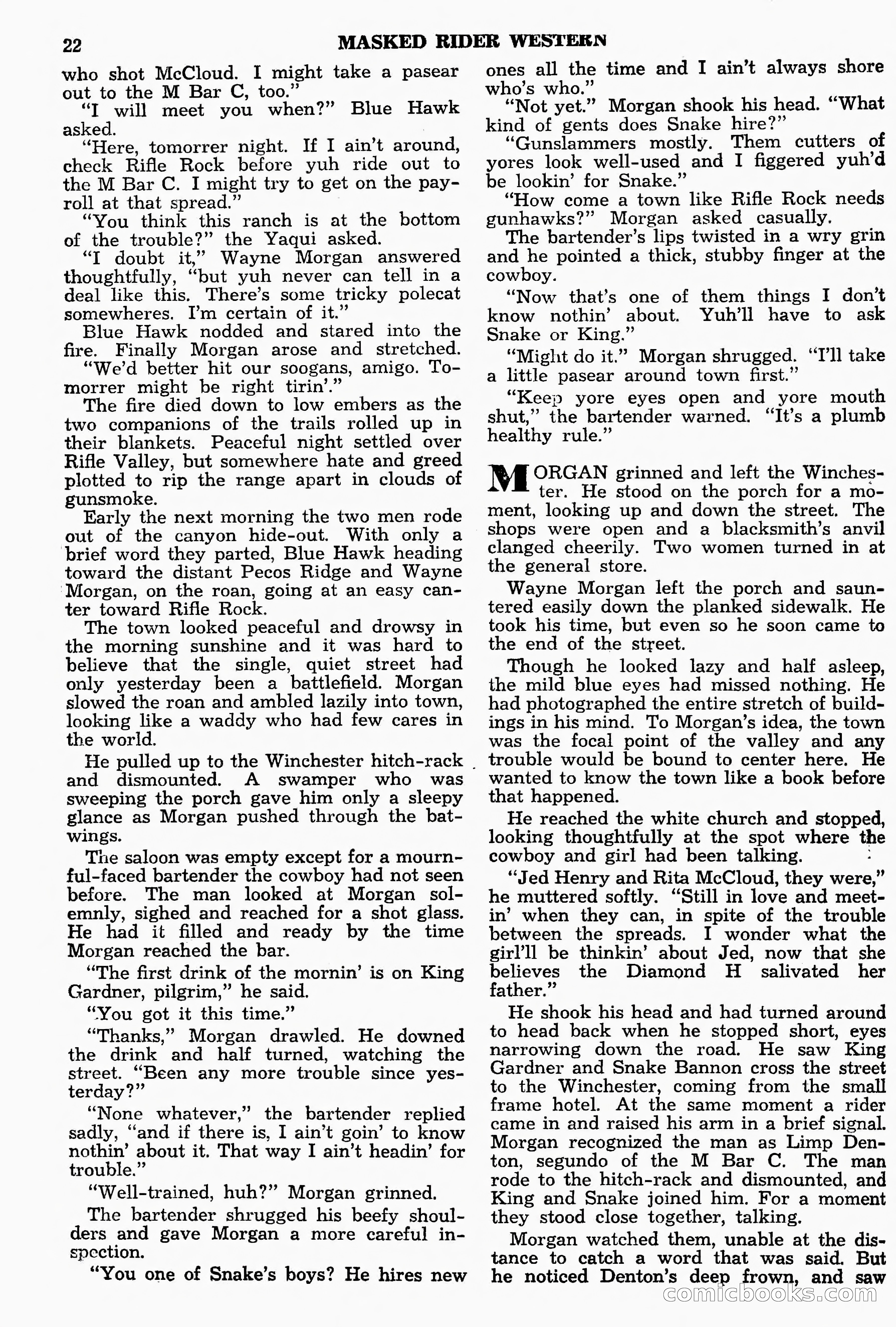 Masked Rider Western, Winter Issue — page 44 of 168