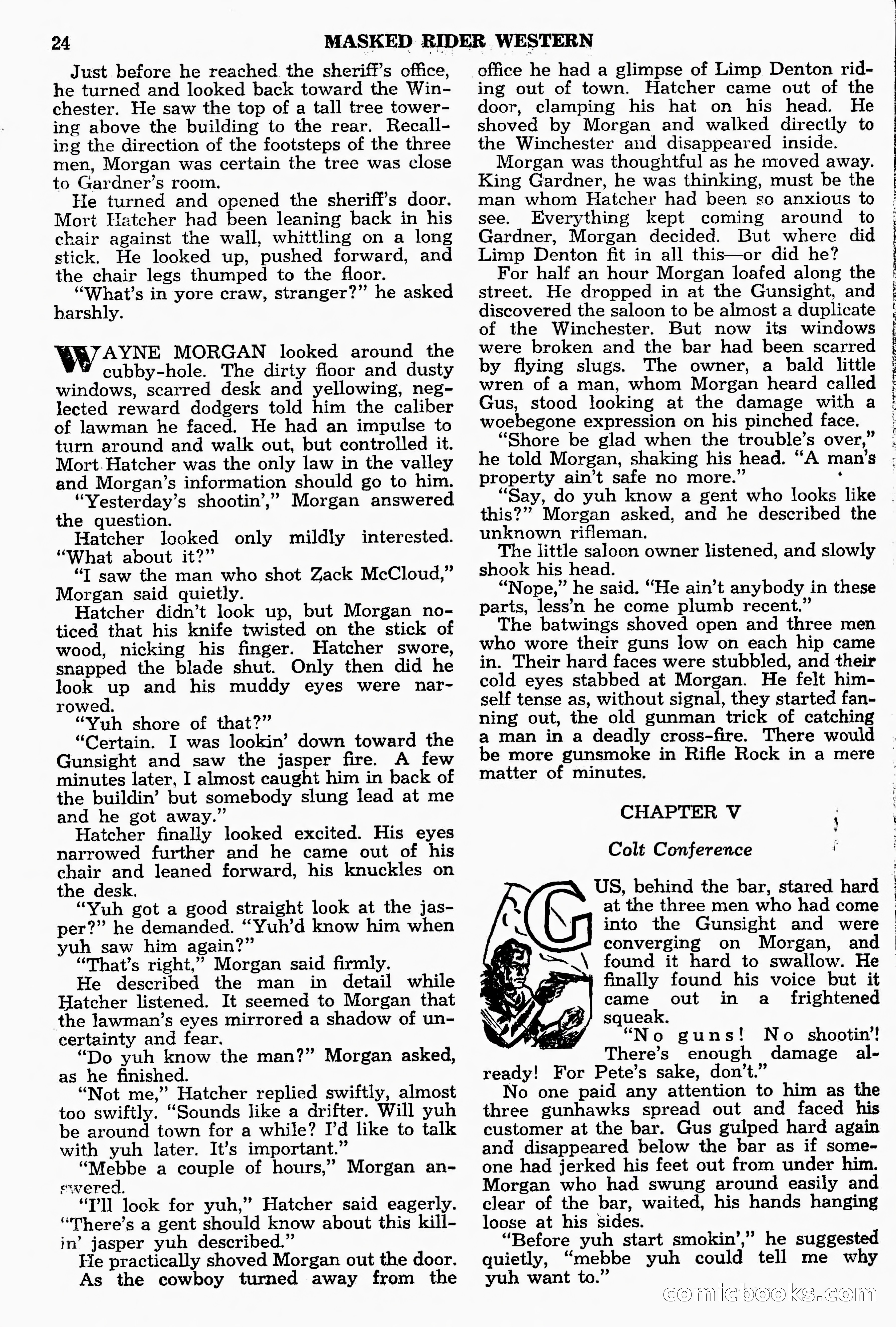 Masked Rider Western, Winter Issue — page 47 of 168