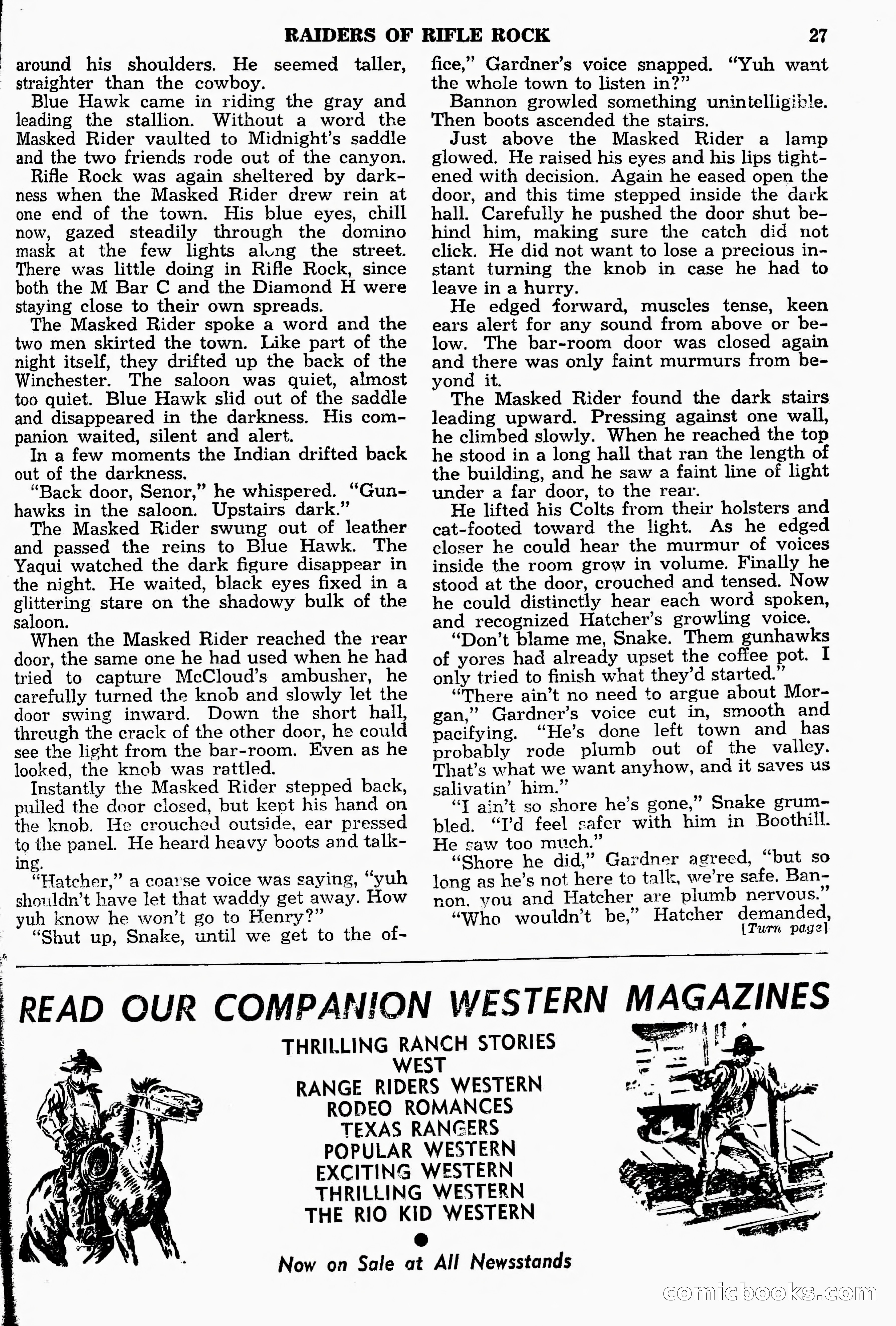 Masked Rider Western, Winter Issue — page 54 of 168