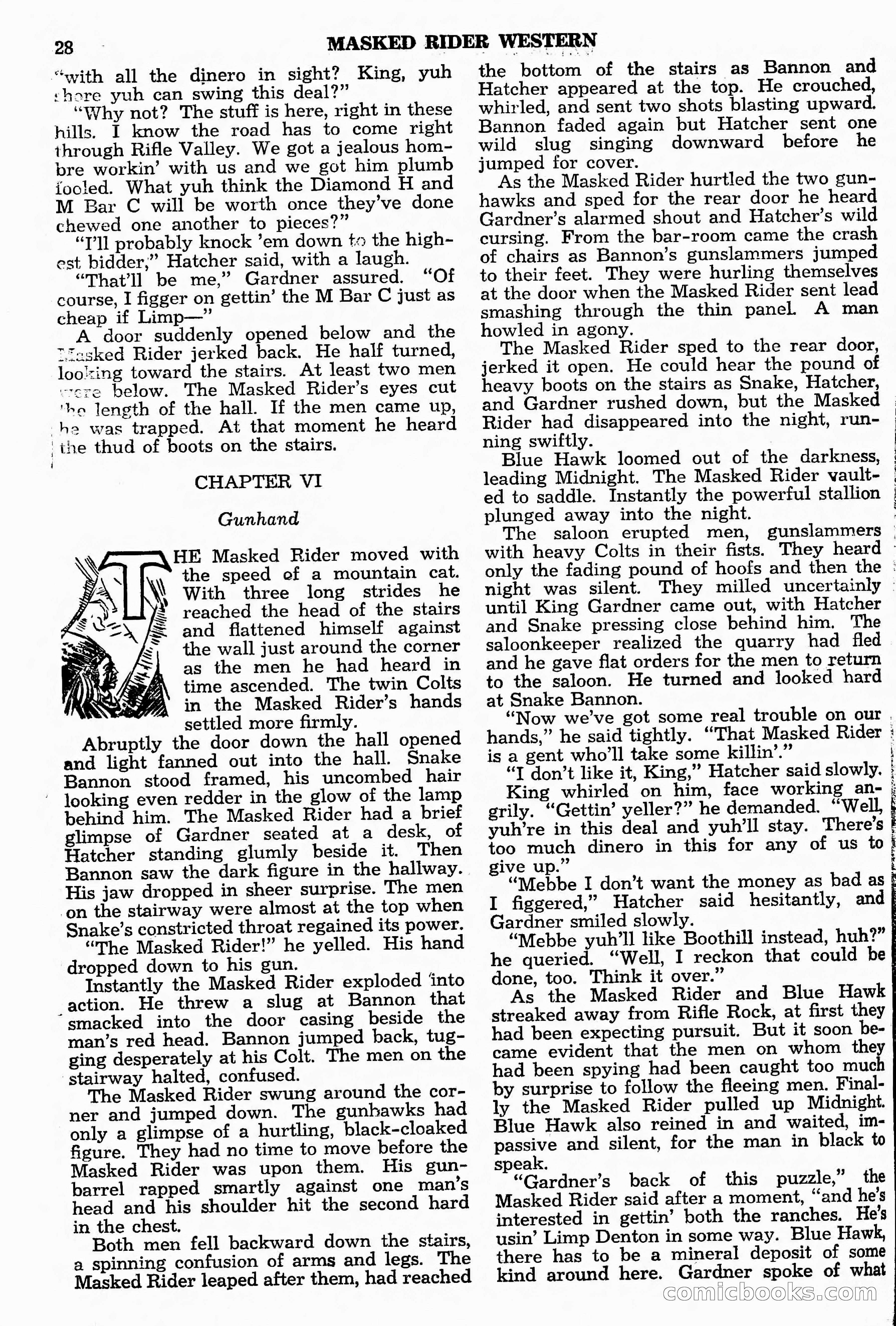 Masked Rider Western, Winter Issue — page 55 of 168