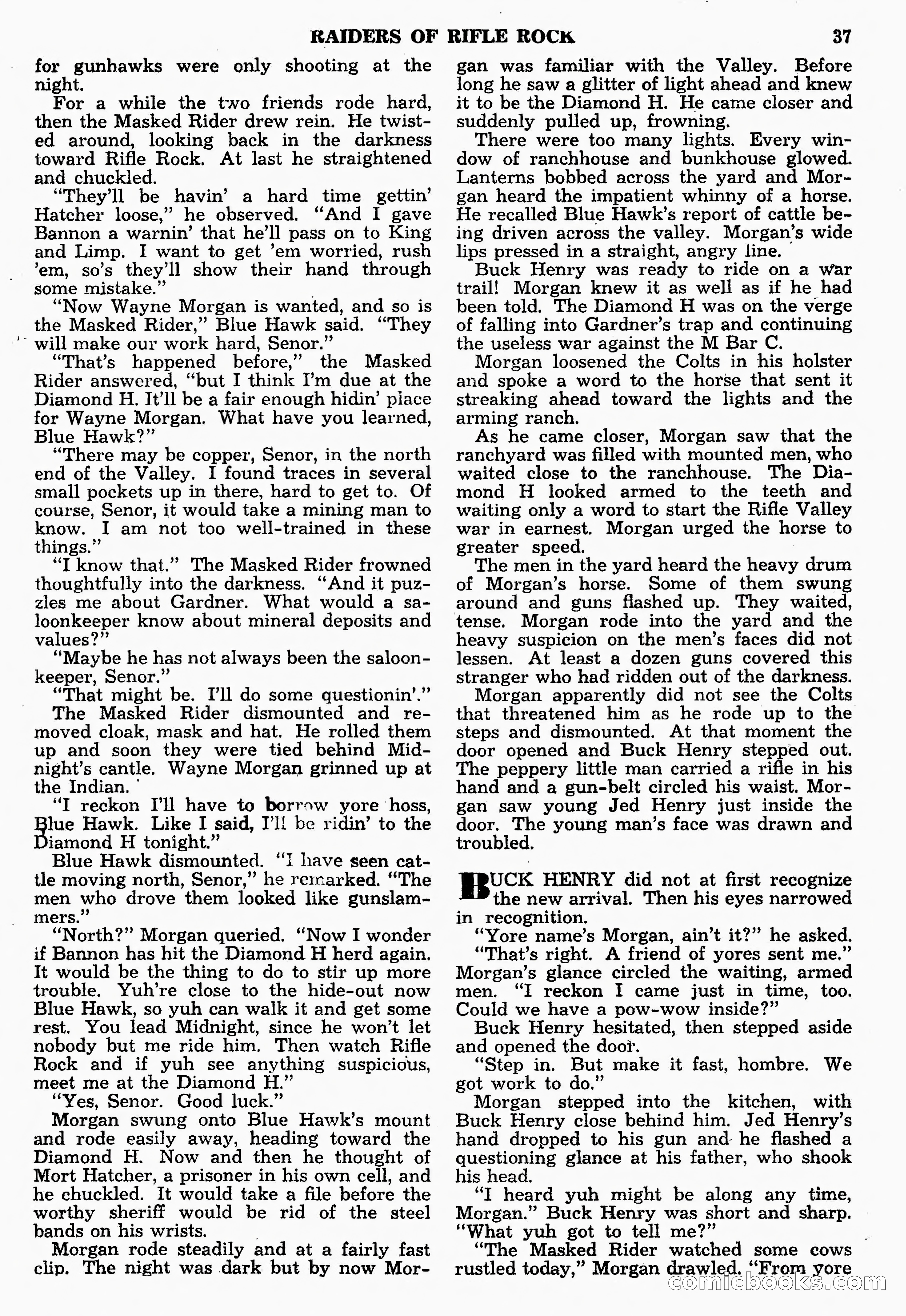 Masked Rider Western, Winter Issue — page 74 of 168