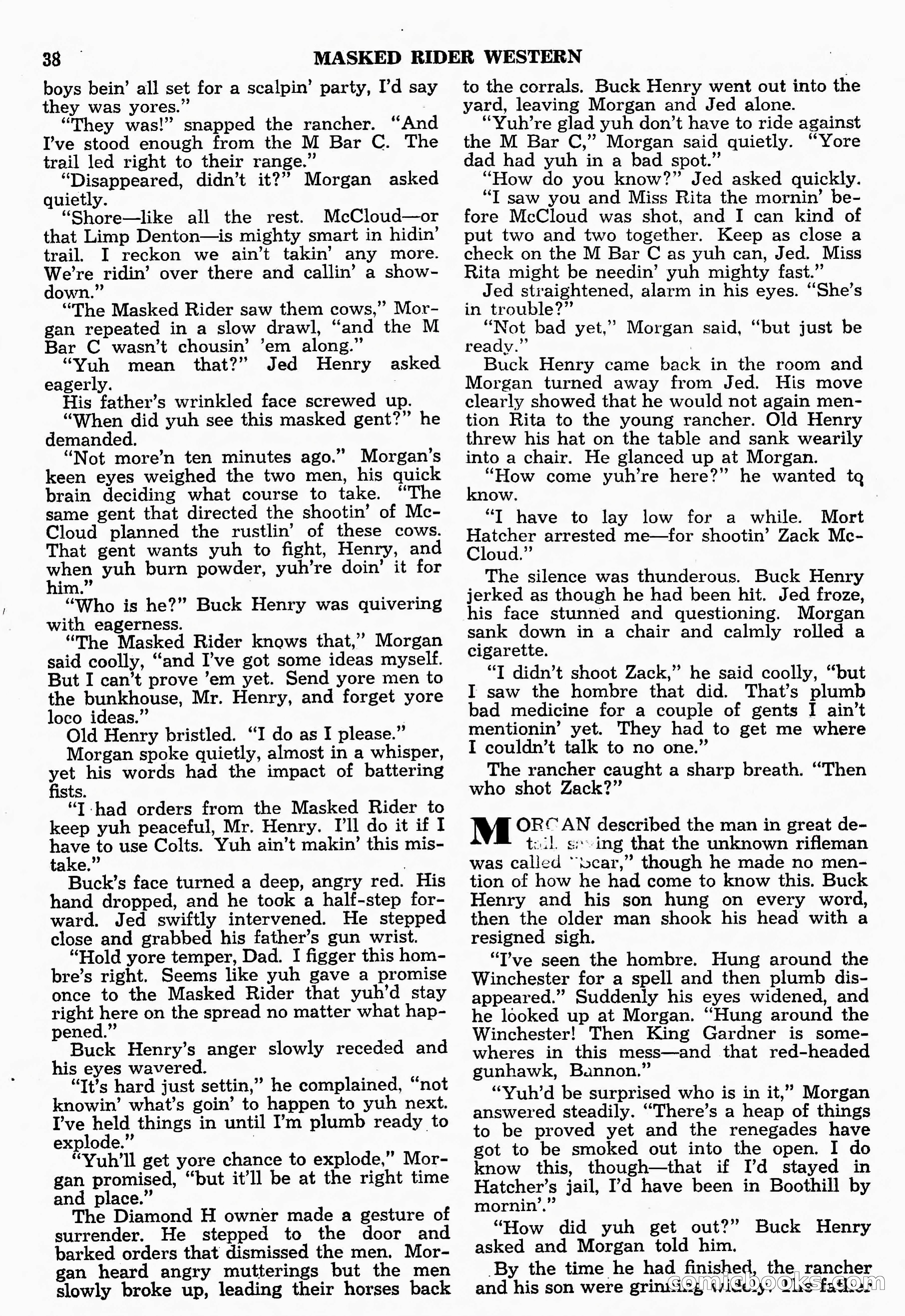 Masked Rider Western, Winter Issue — page 76 of 168