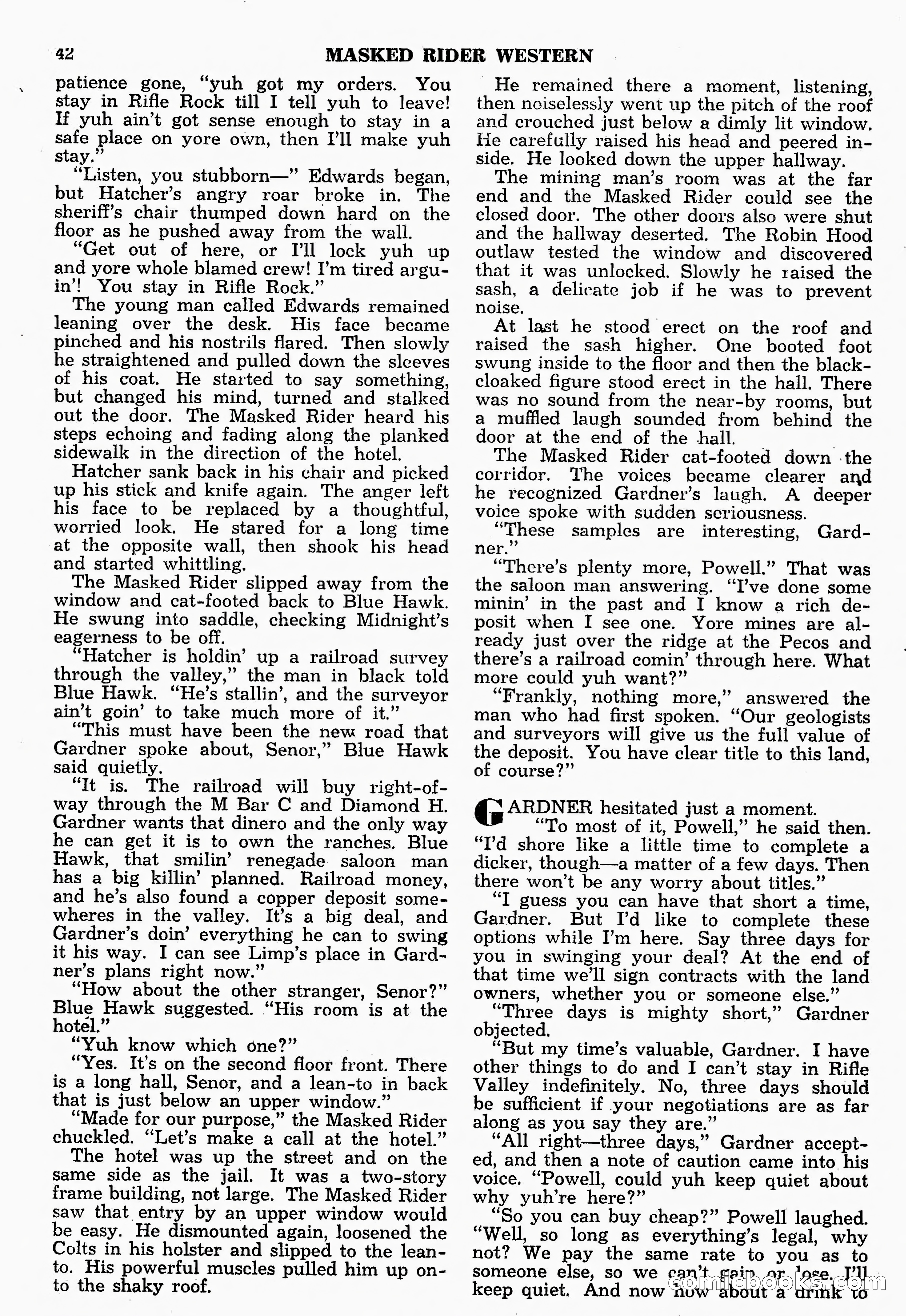Masked Rider Western, Winter Issue — page 84 of 168