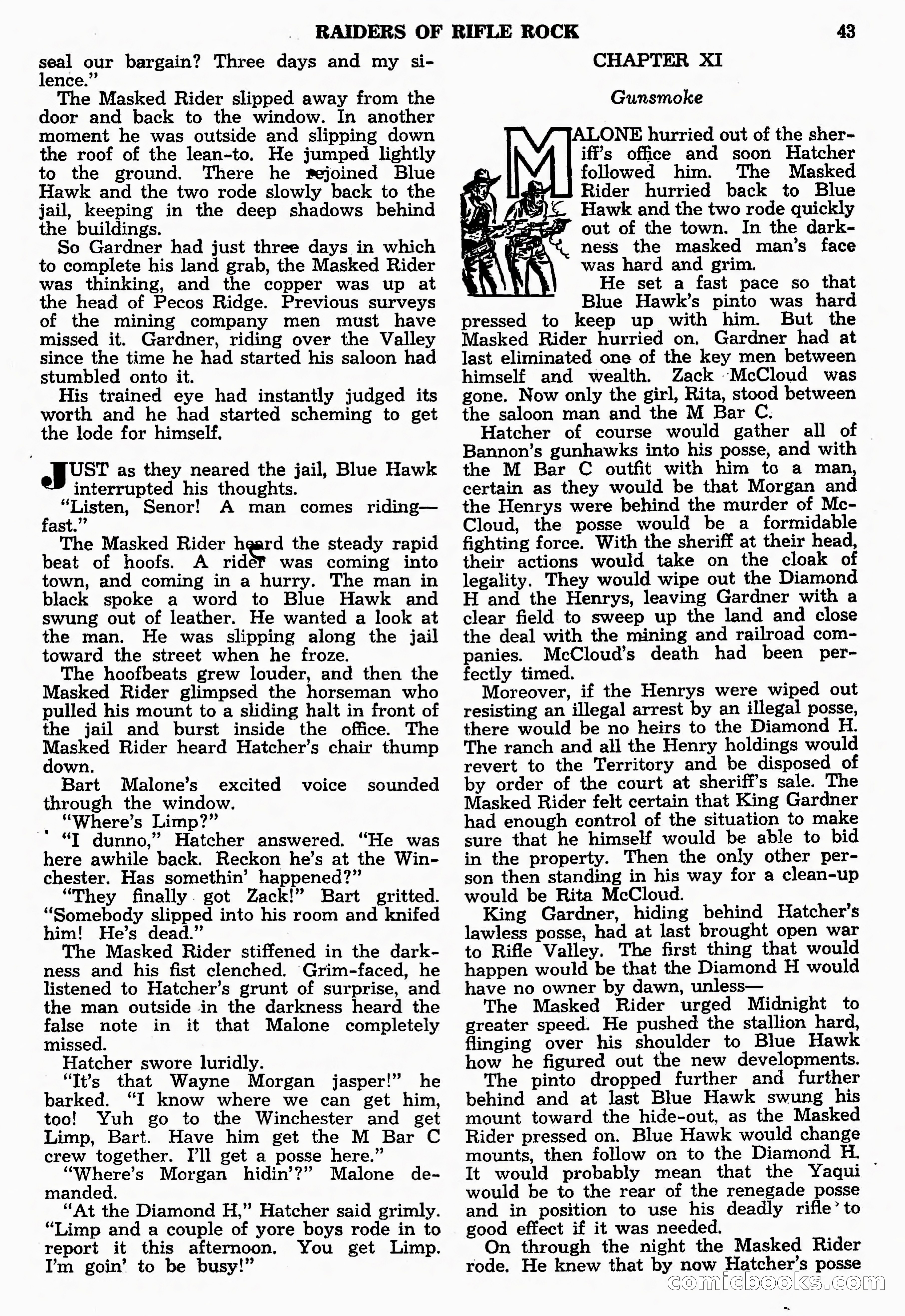 Masked Rider Western, Winter Issue — page 85 of 168