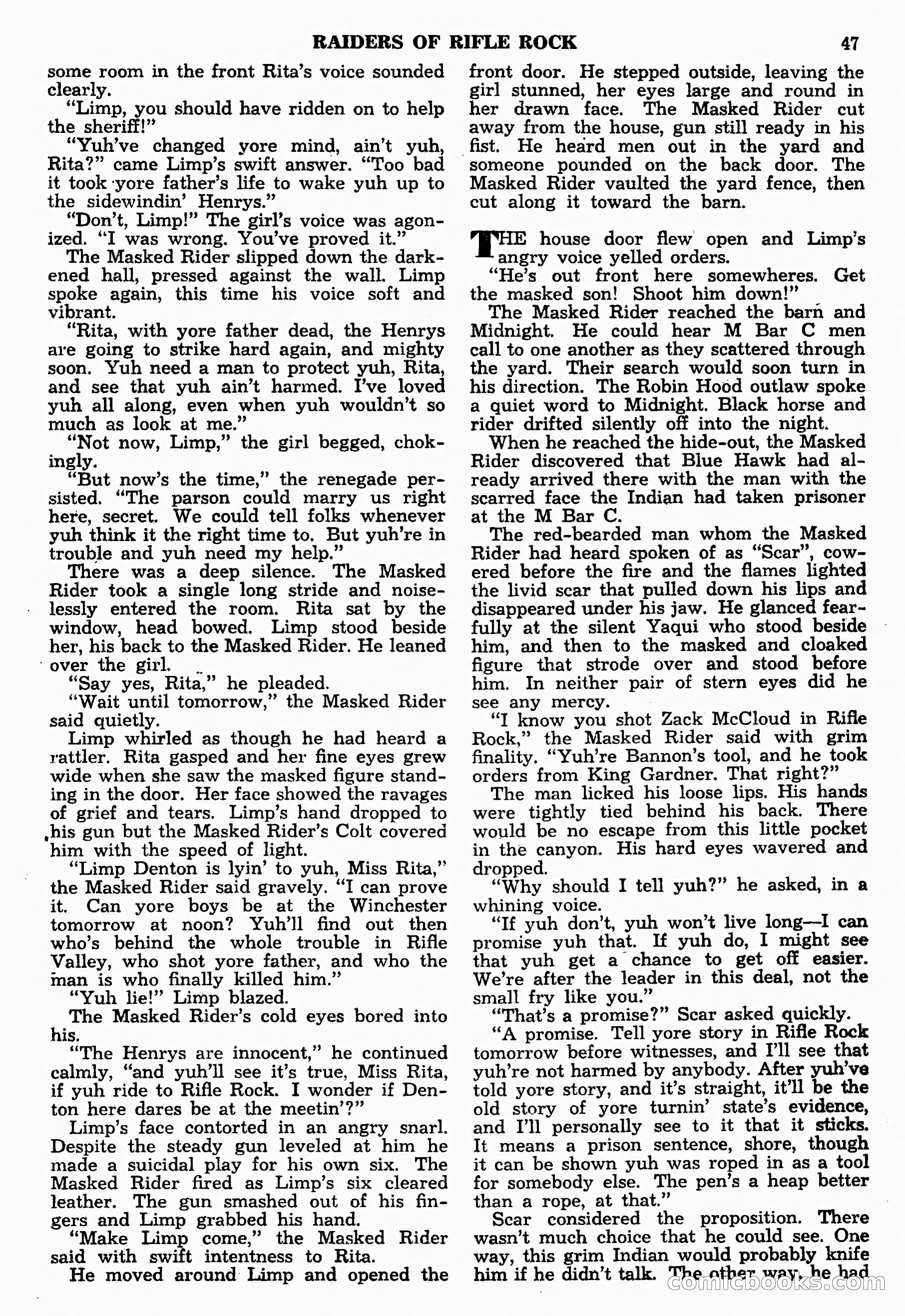 Masked Rider Western, Winter Issue — page 94 of 168