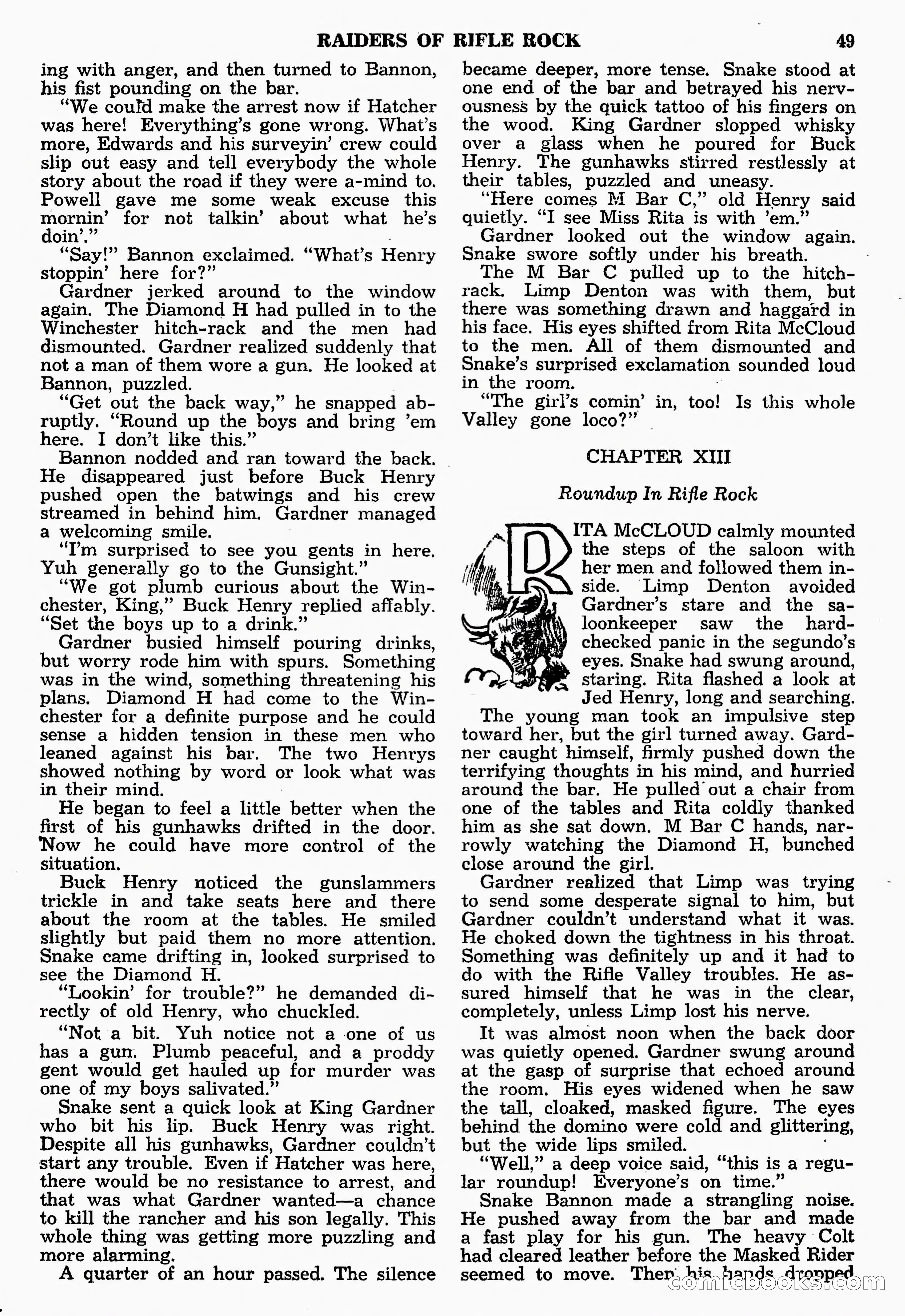 Masked Rider Western, Winter Issue — page 97 of 168