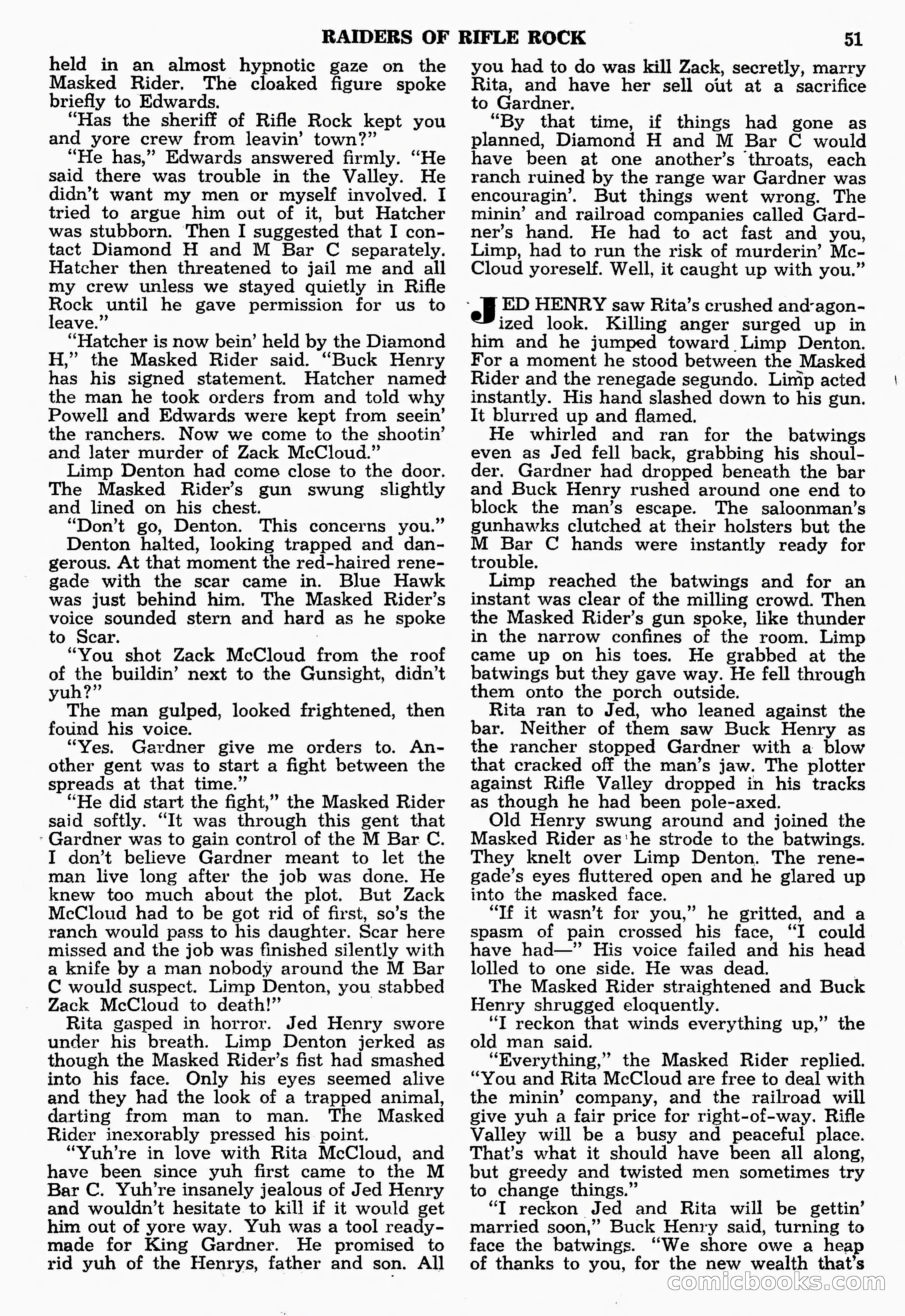 Masked Rider Western, Winter Issue — page 102 of 168