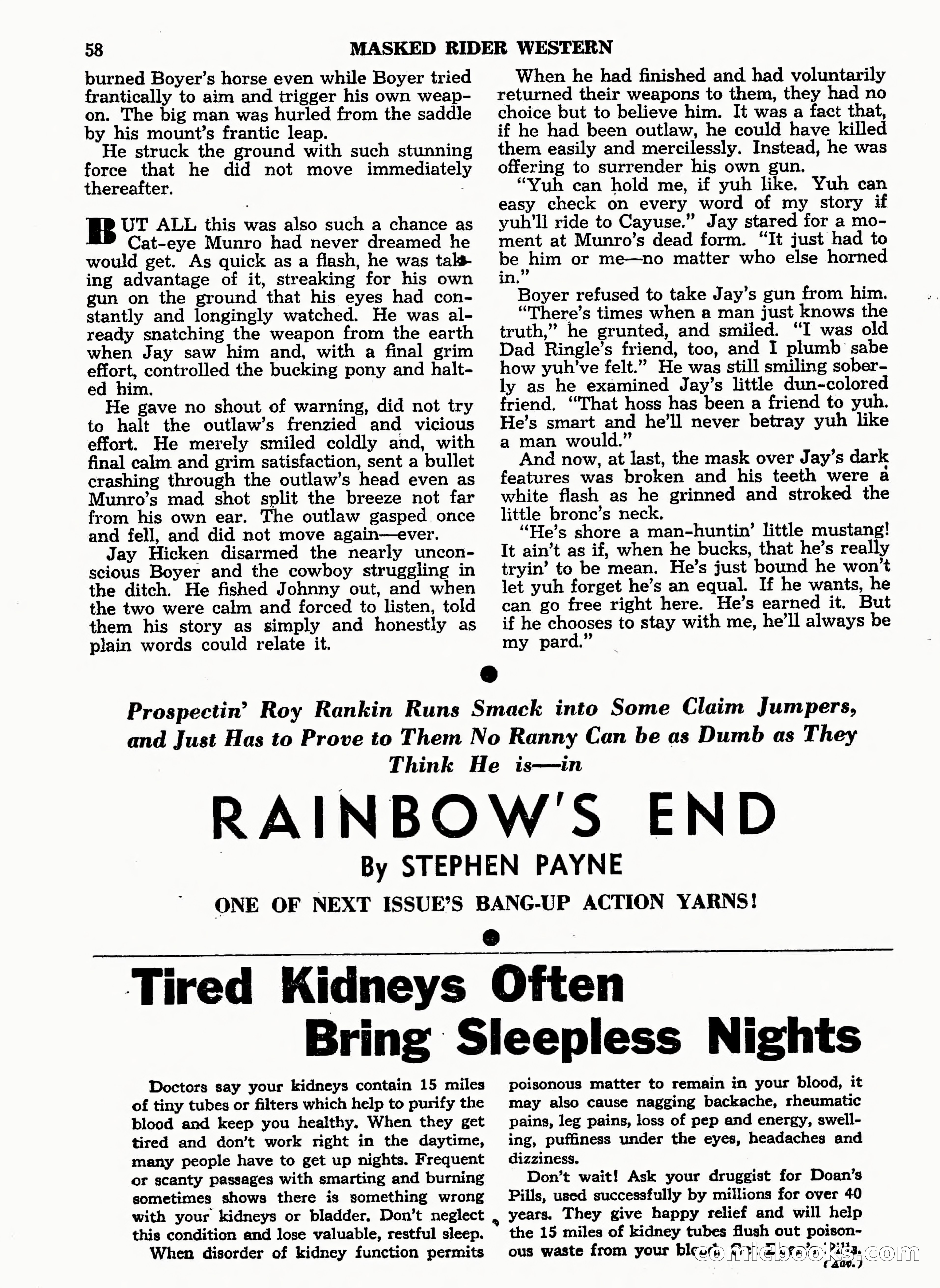 Masked Rider Western, Winter Issue — page 116 of 168
