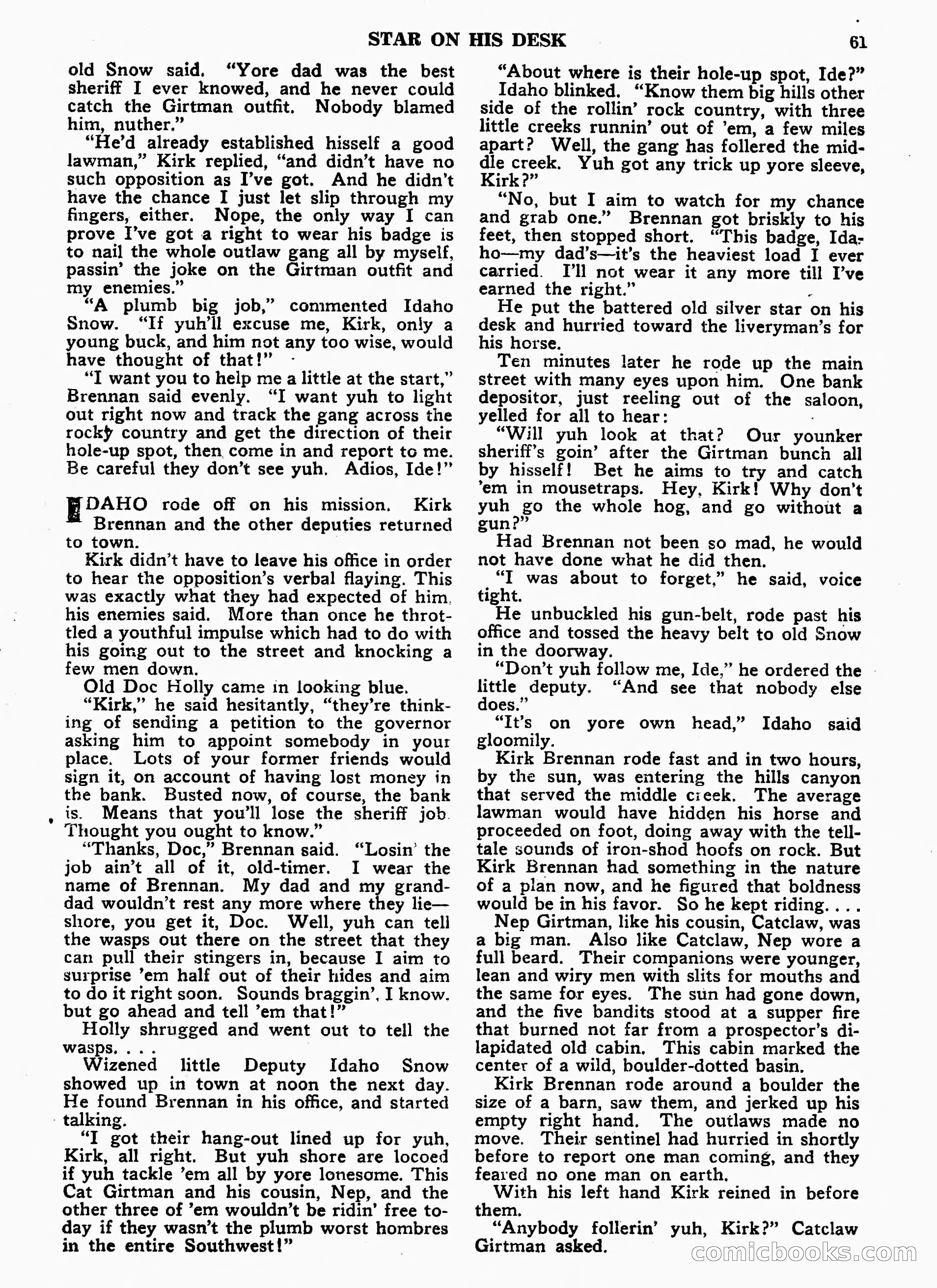 Masked Rider Western, Winter Issue — page 121 of 168