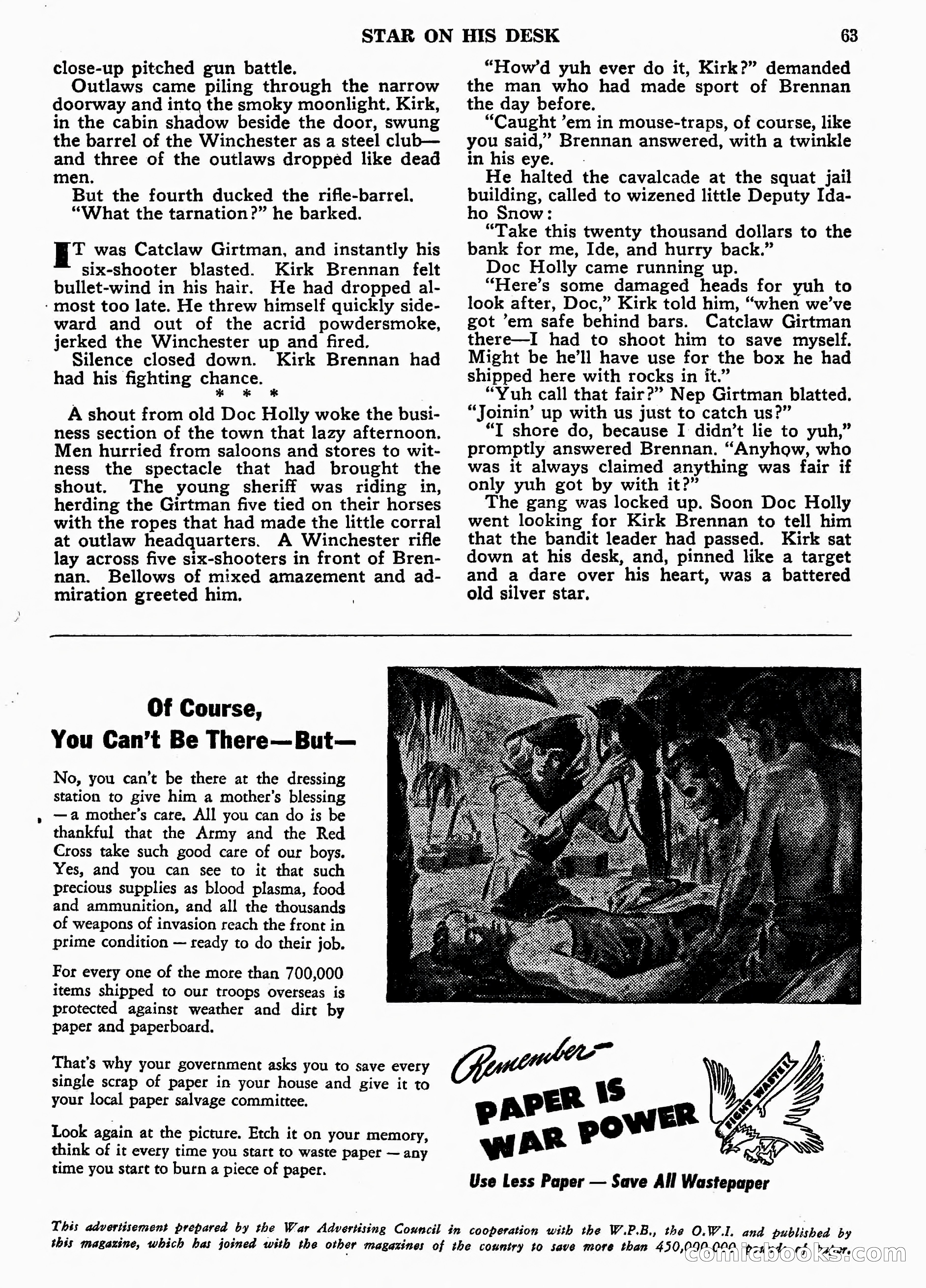 Masked Rider Western, Winter Issue — page 126 of 168