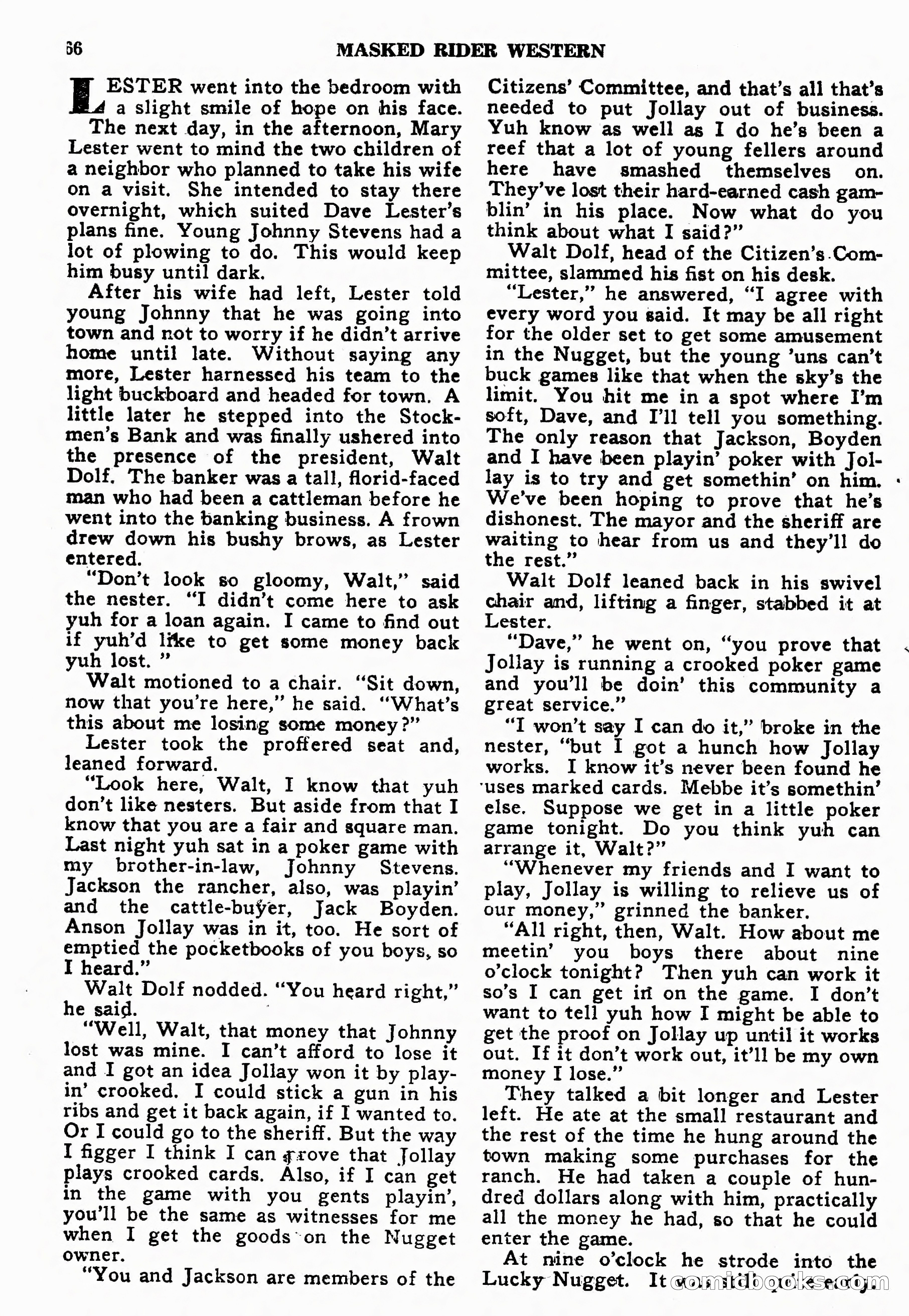 Masked Rider Western, Winter Issue — page 131 of 168