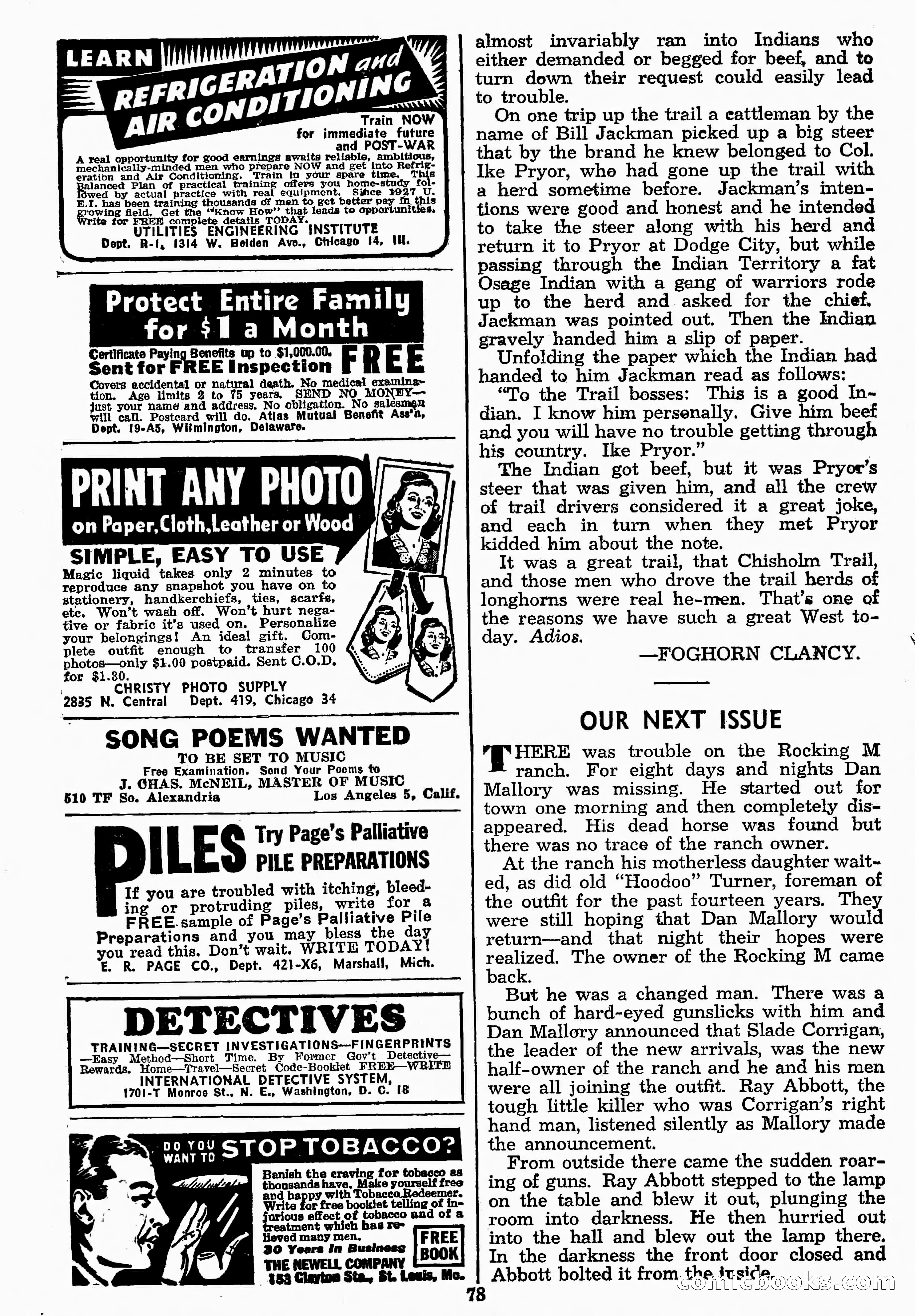 Masked Rider Western, Winter Issue — page 155 of 168