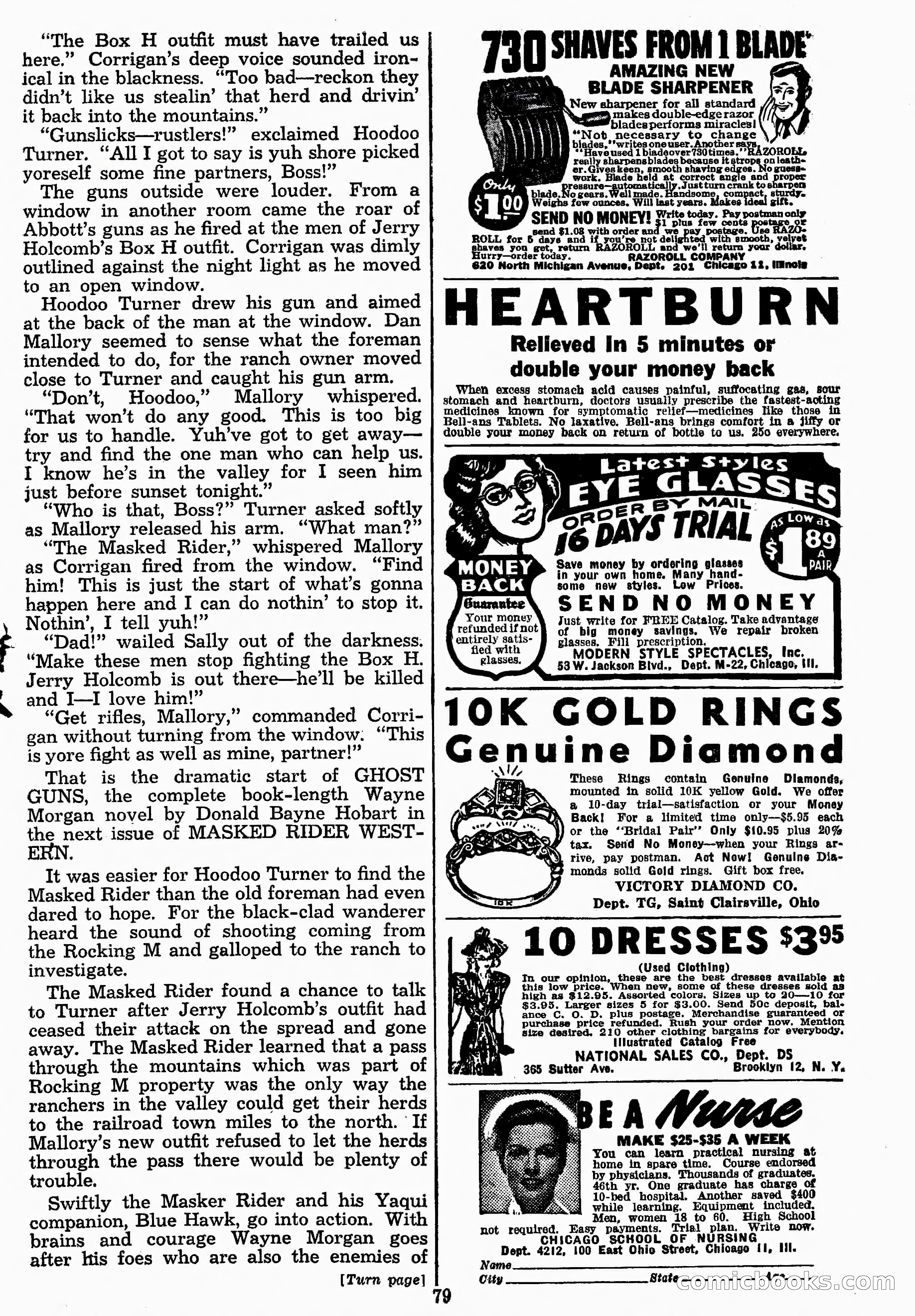 Masked Rider Western, Winter Issue — page 158 of 168