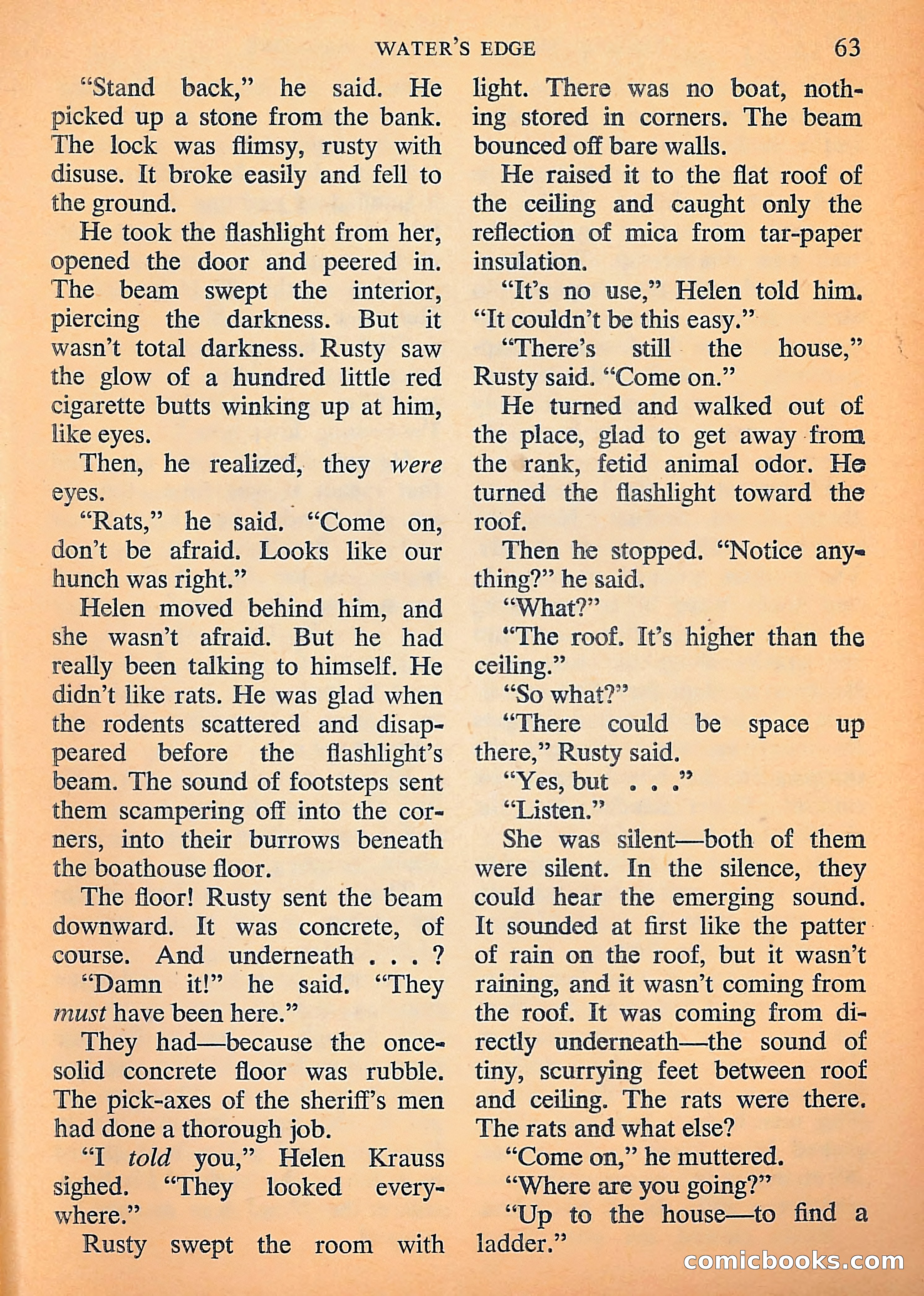 Michael Shayne Mystery Magazine, September 1956 — page 65 of 164