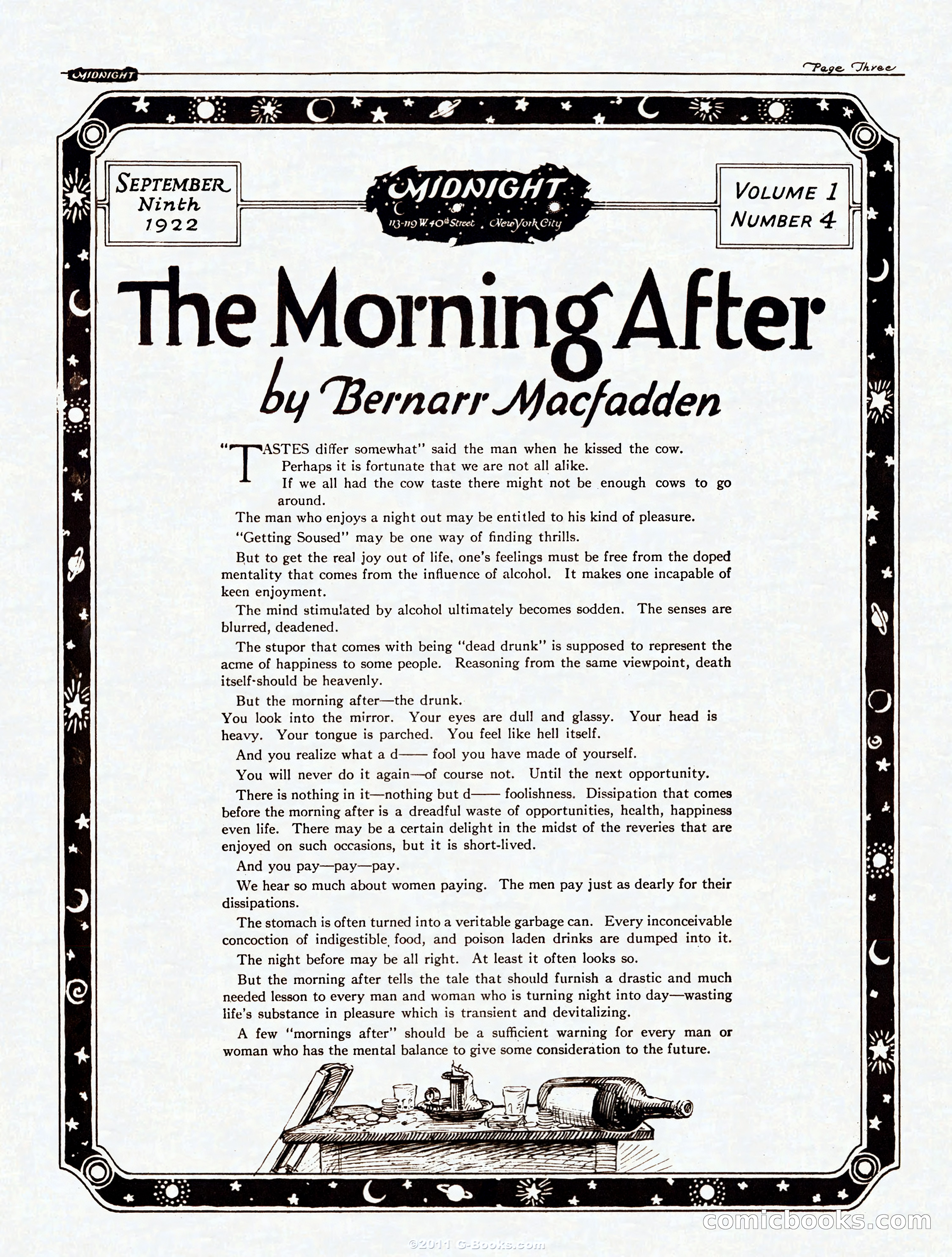 Midnight, September 9, 1922 — page 3 of 32