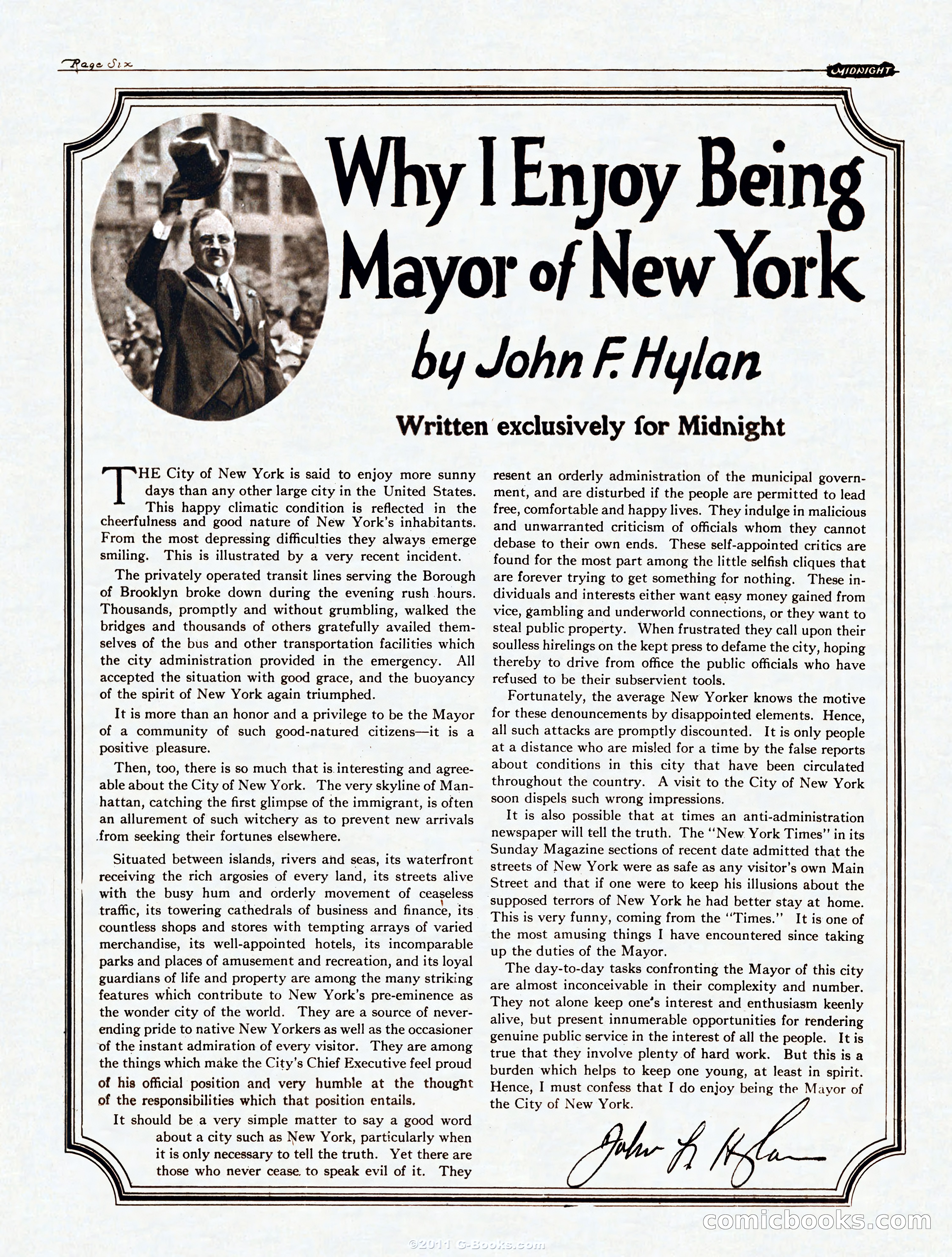 Midnight, September 9, 1922 — page 6 of 32