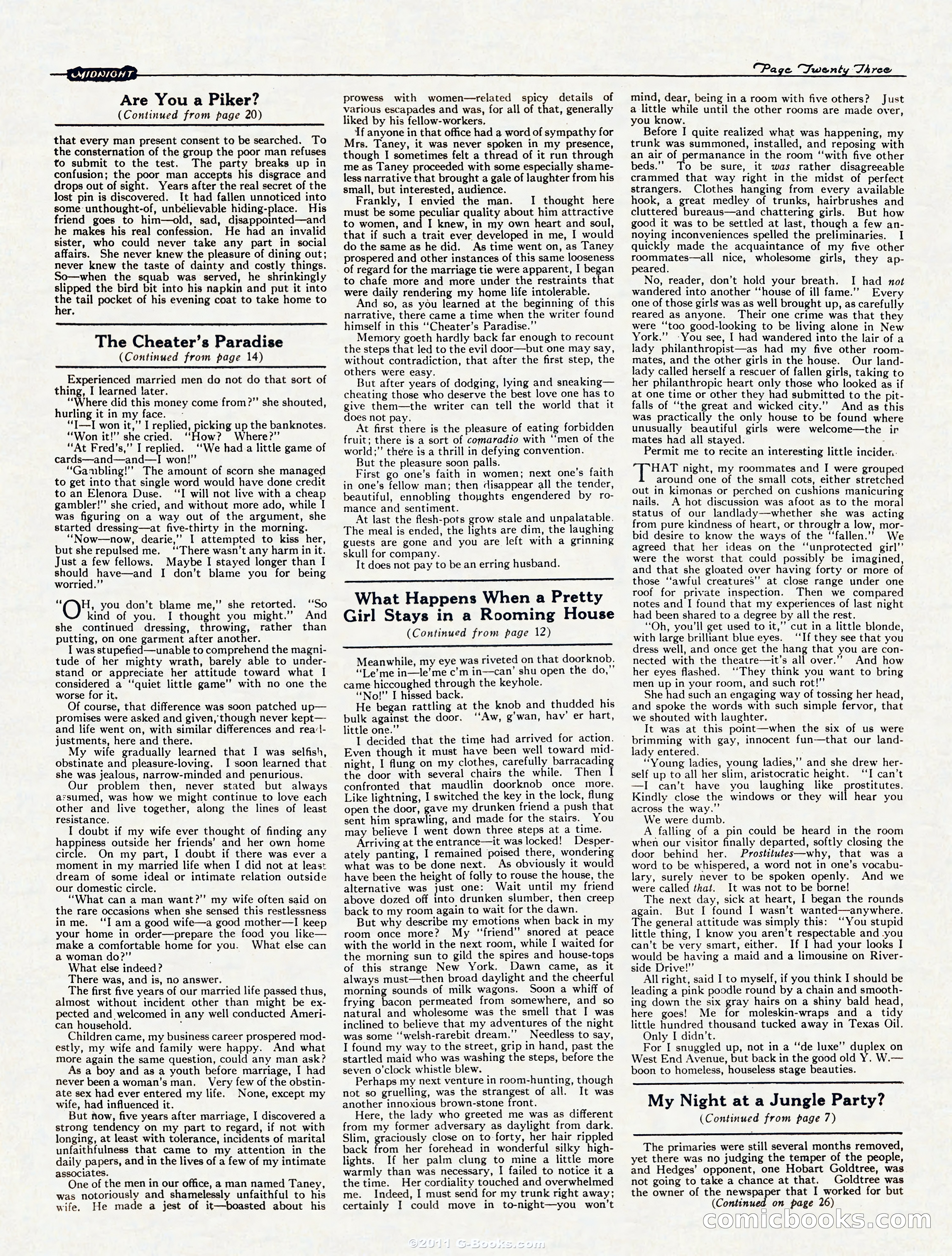 Midnight, September 9, 1922 — page 23 of 32