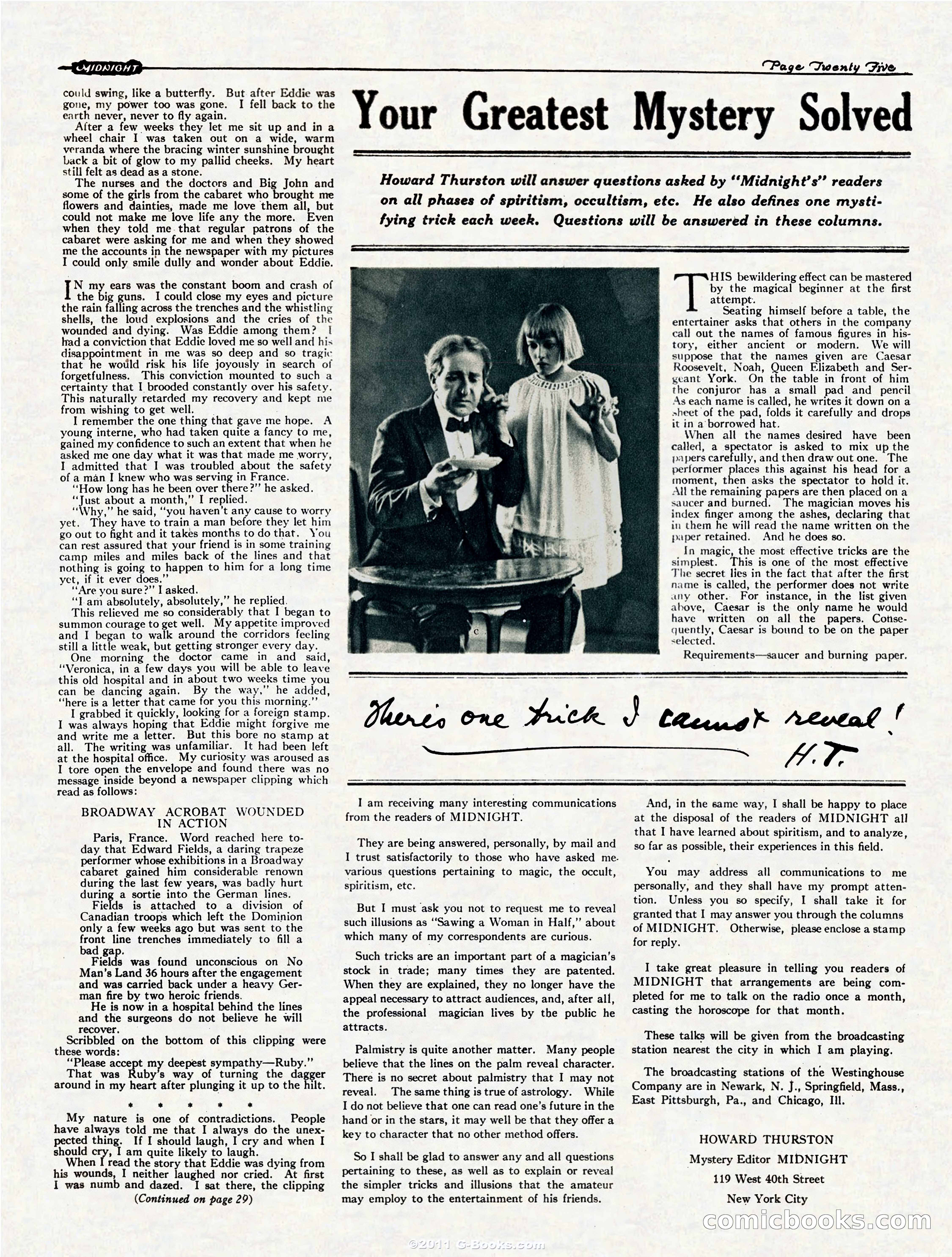 Midnight, September 9, 1922 — page 25 of 32
