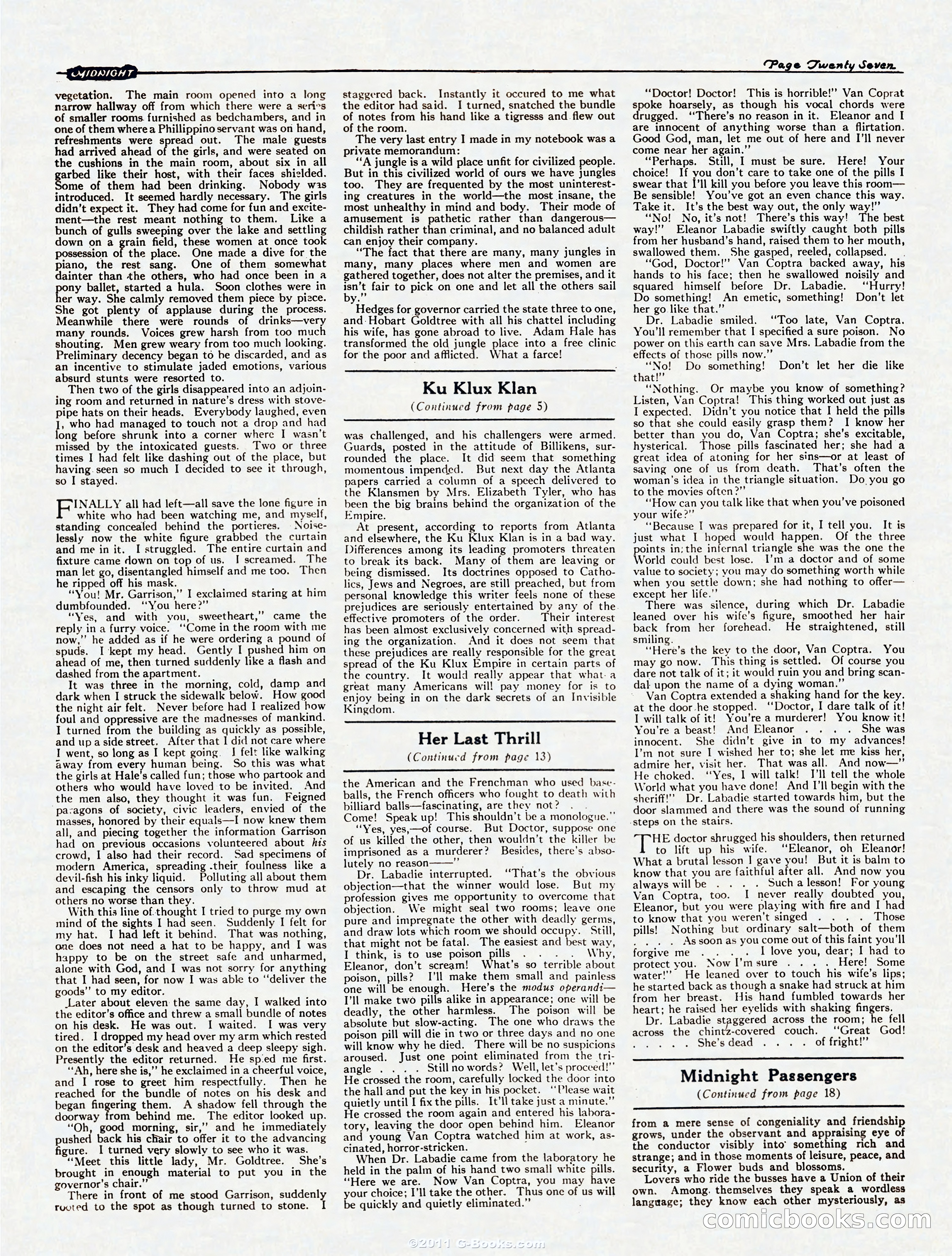 Midnight, September 9, 1922 — page 27 of 32
