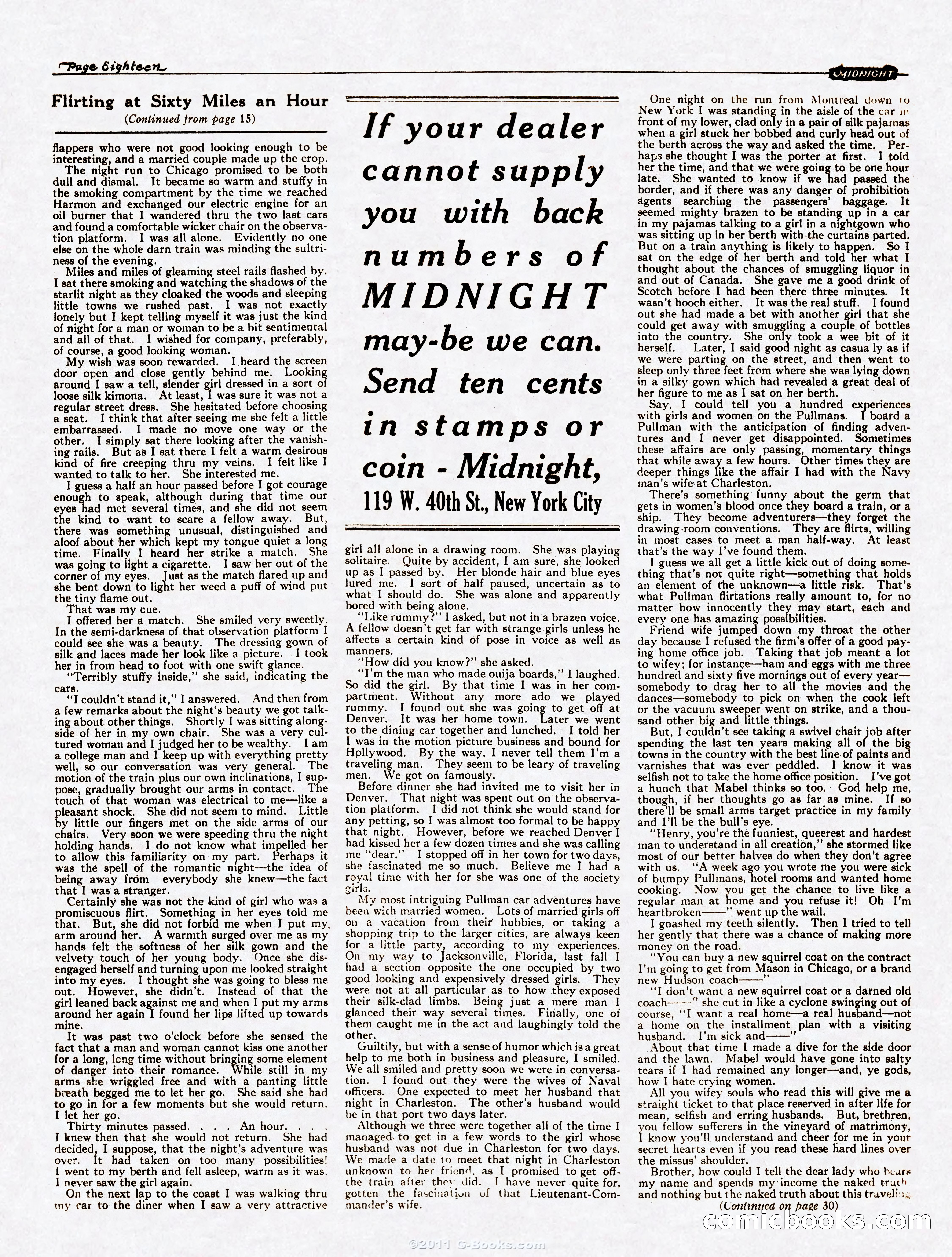 Midnight, September 16, 1922 — page 18 of 32