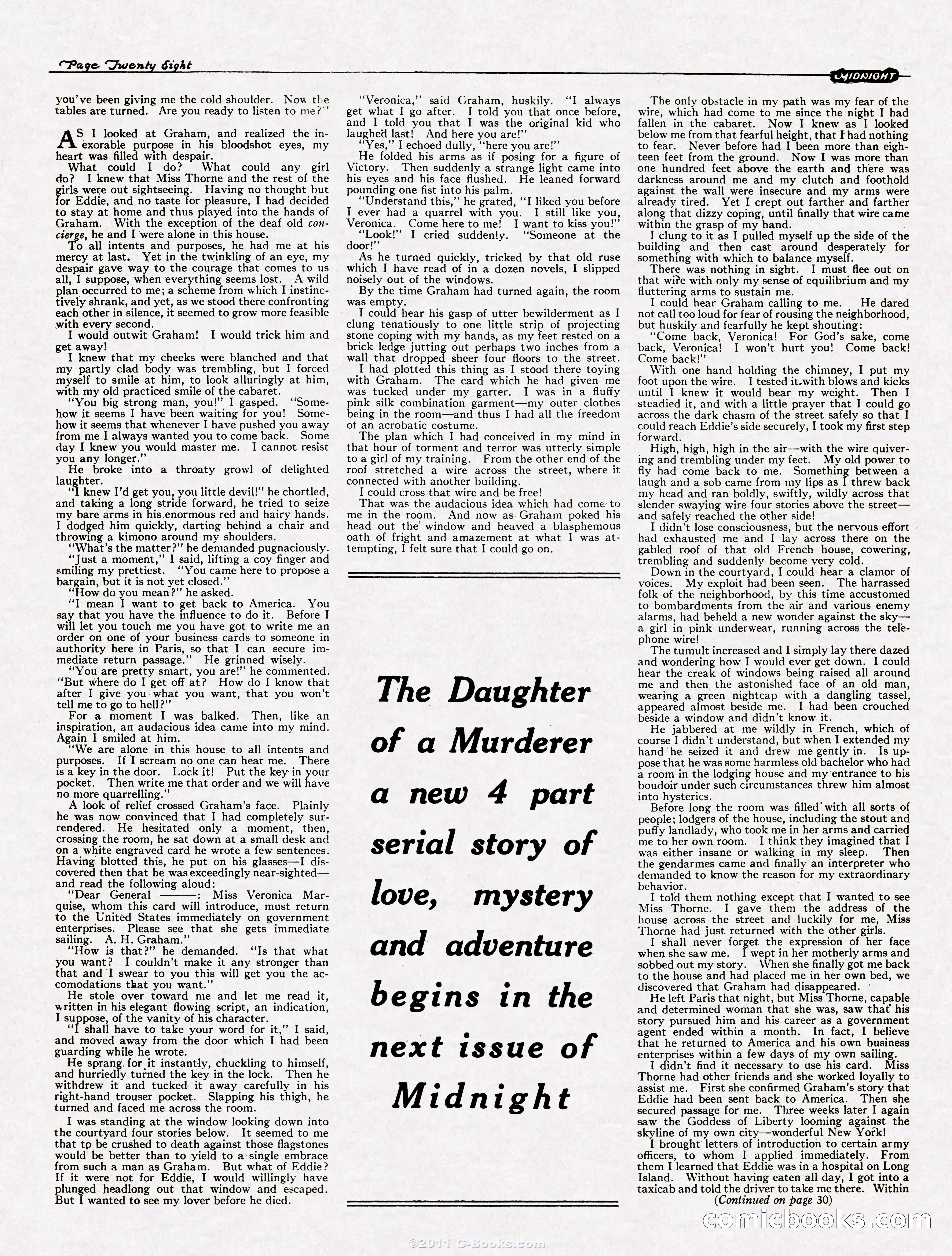 Midnight, September 16, 1922 — page 28 of 32