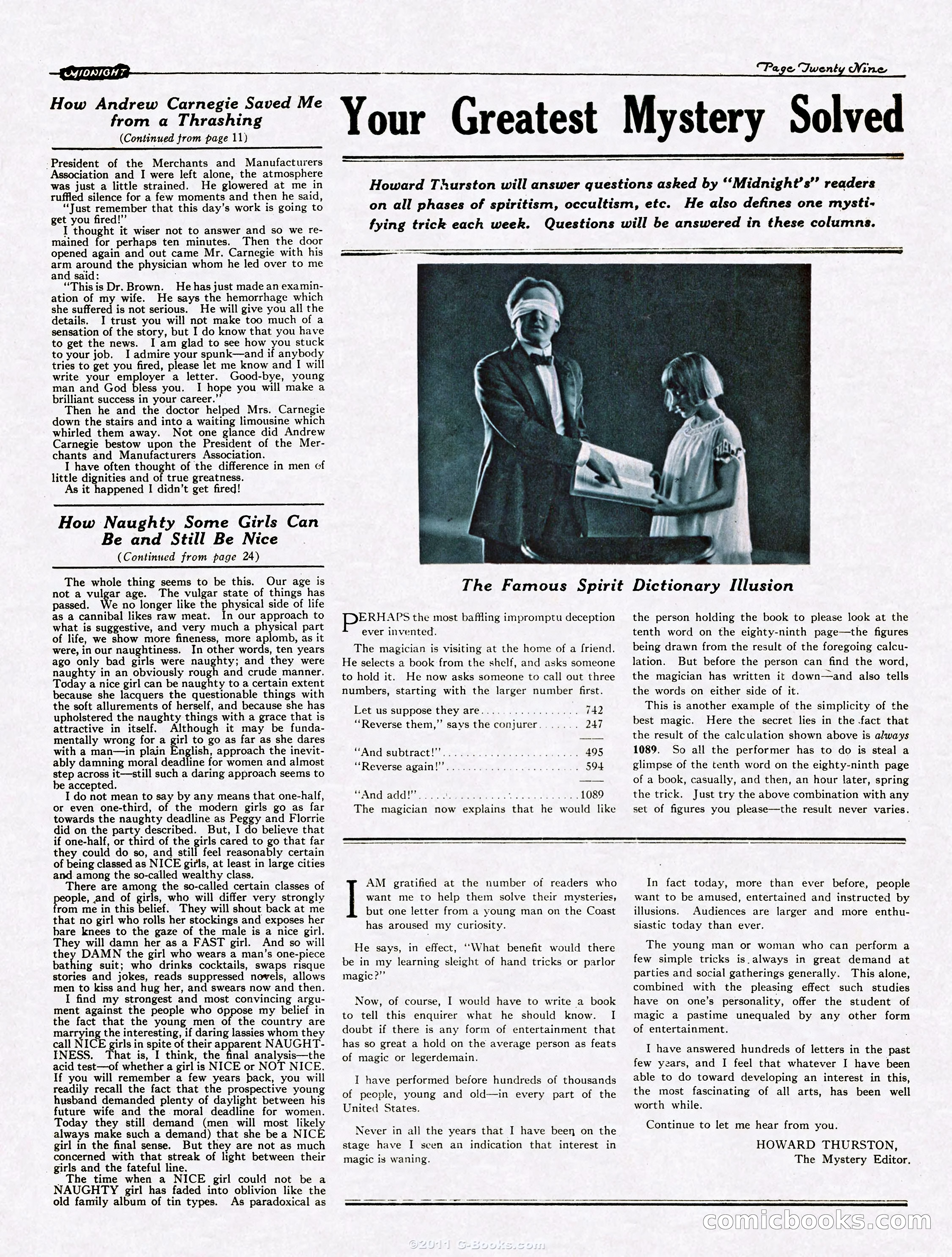 Midnight, September 16, 1922 — page 29 of 32