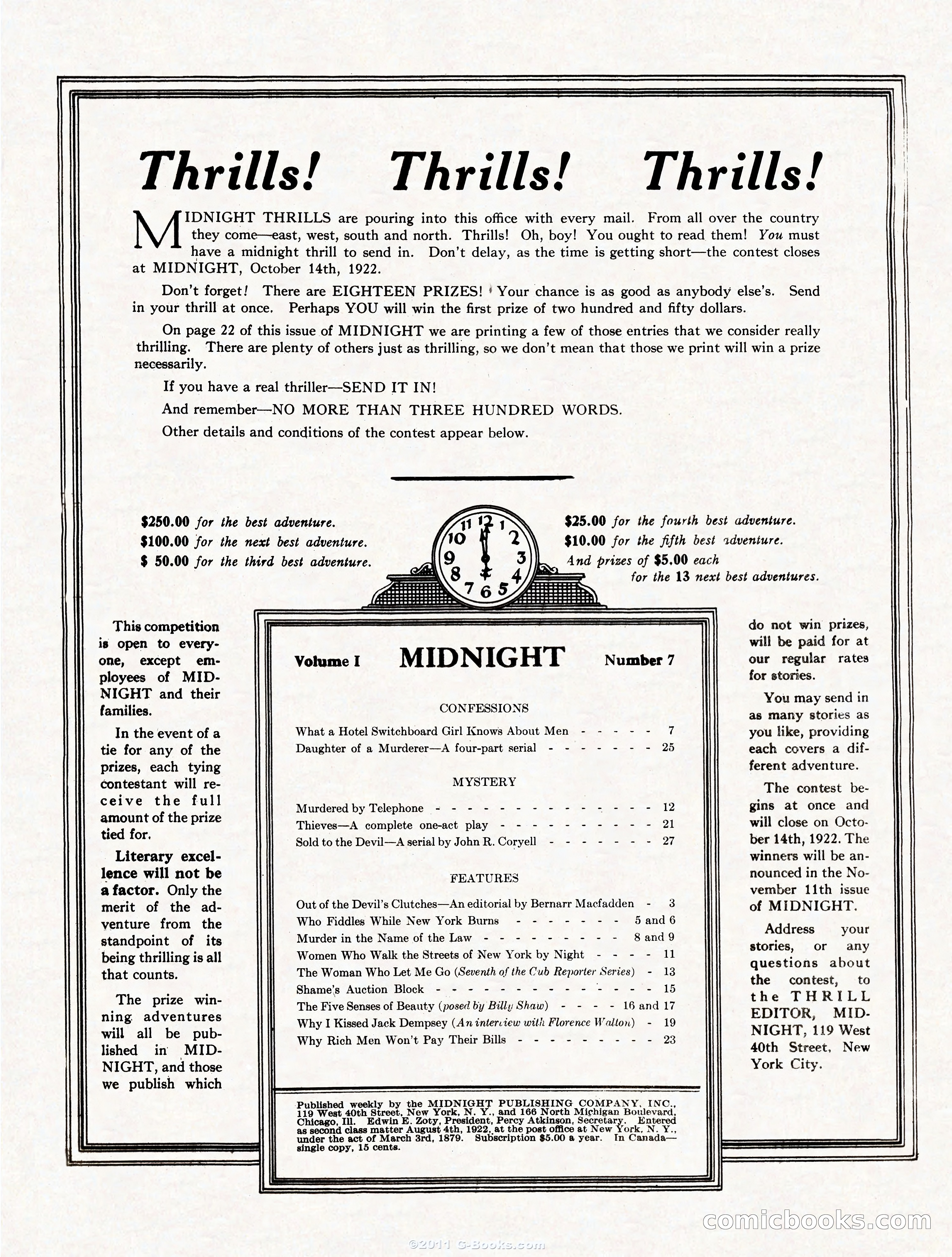 Midnight, September 30, 1922 — page 2 of 32