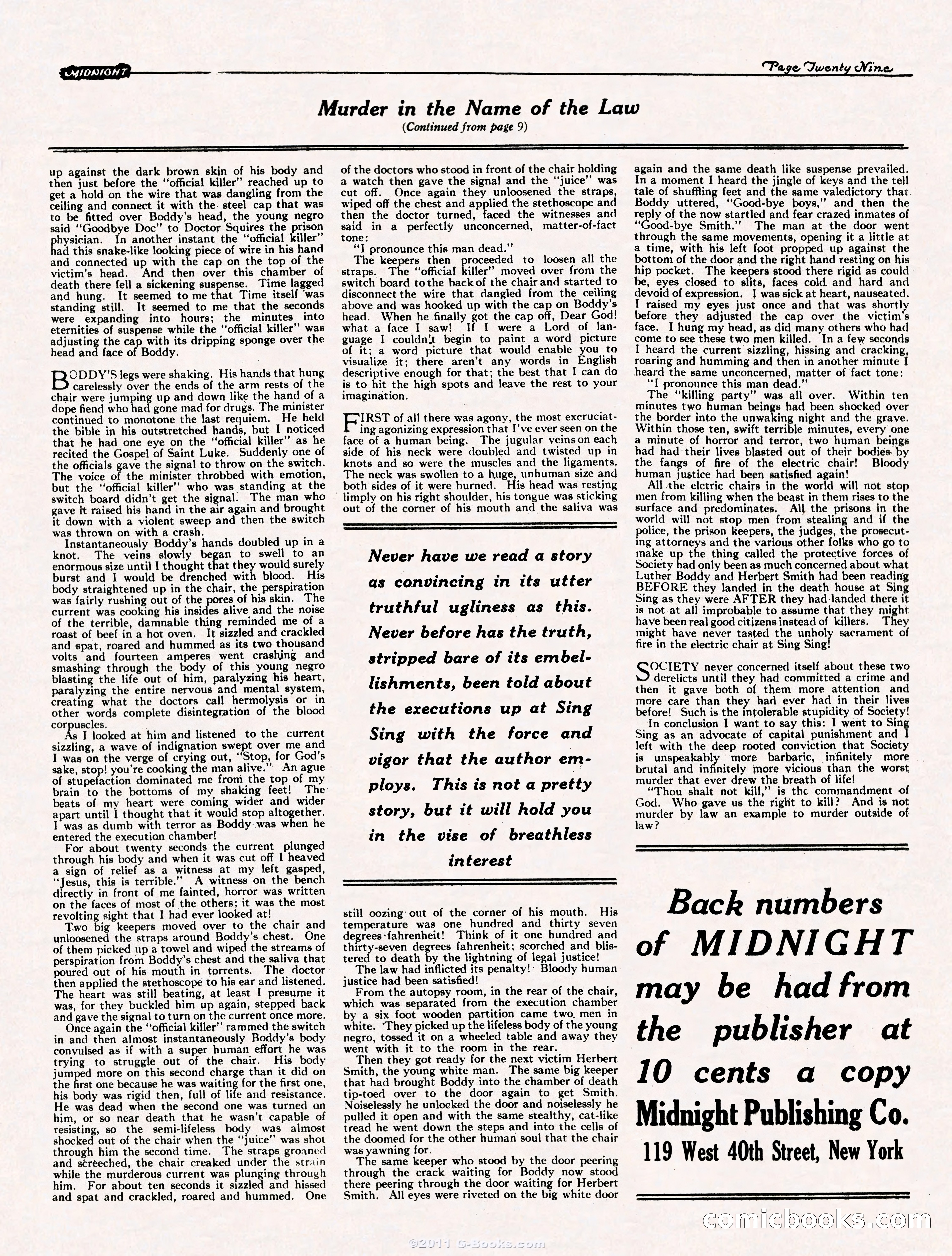 Midnight, September 30, 1922 — page 29 of 32