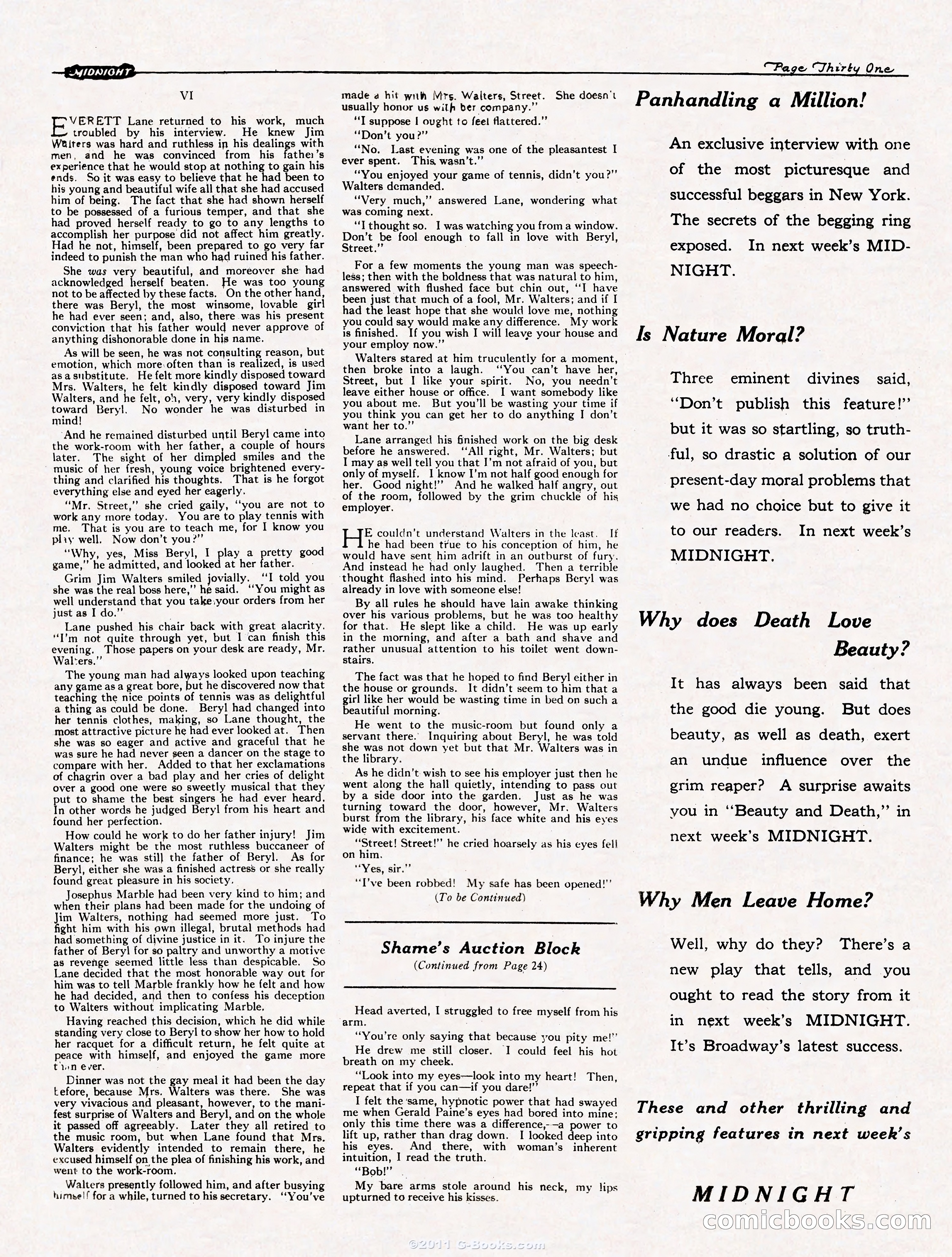 Midnight, September 30, 1922 — page 31 of 32