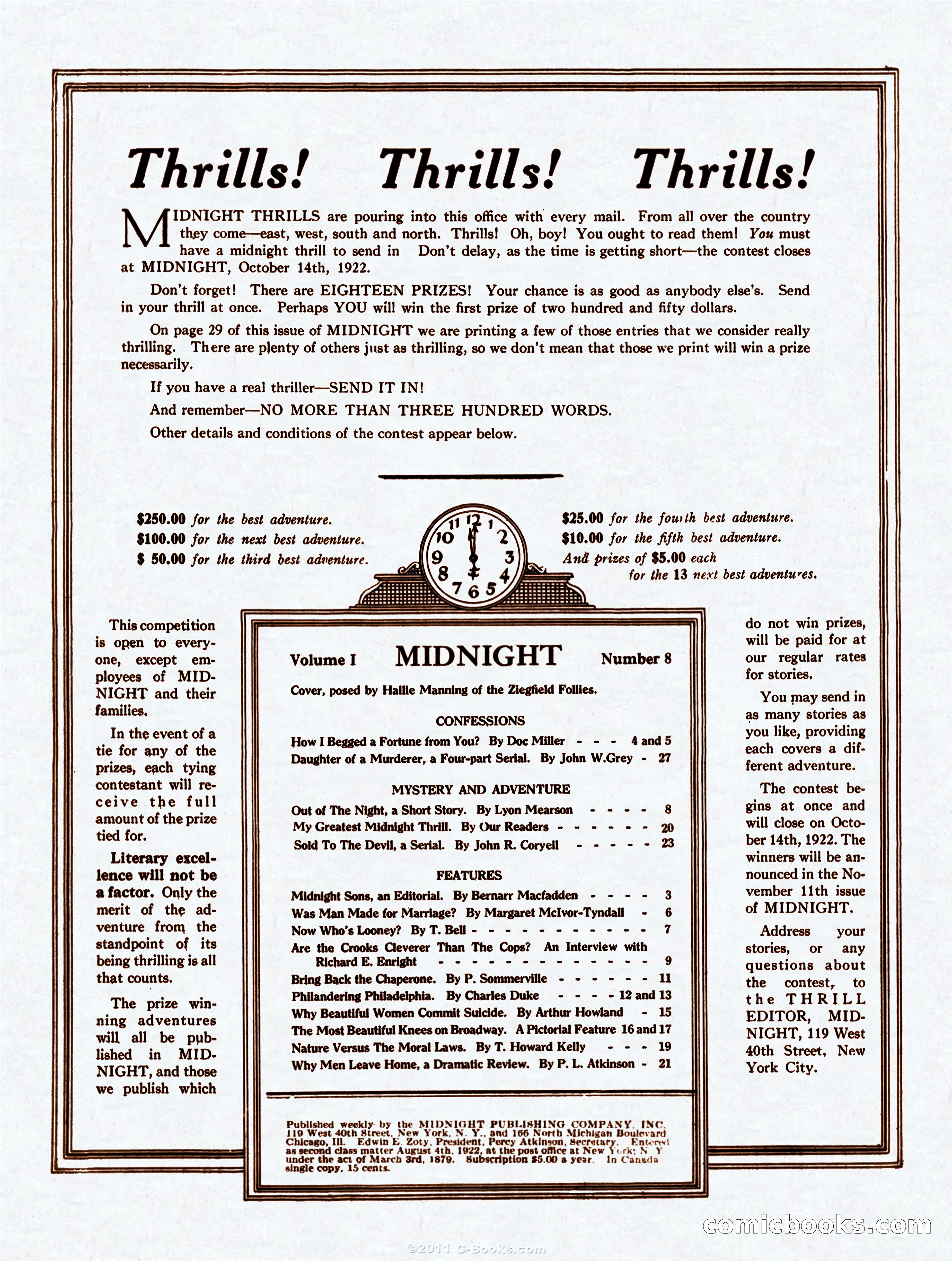 Midnight, October 7, 1922 — page 2 of 32