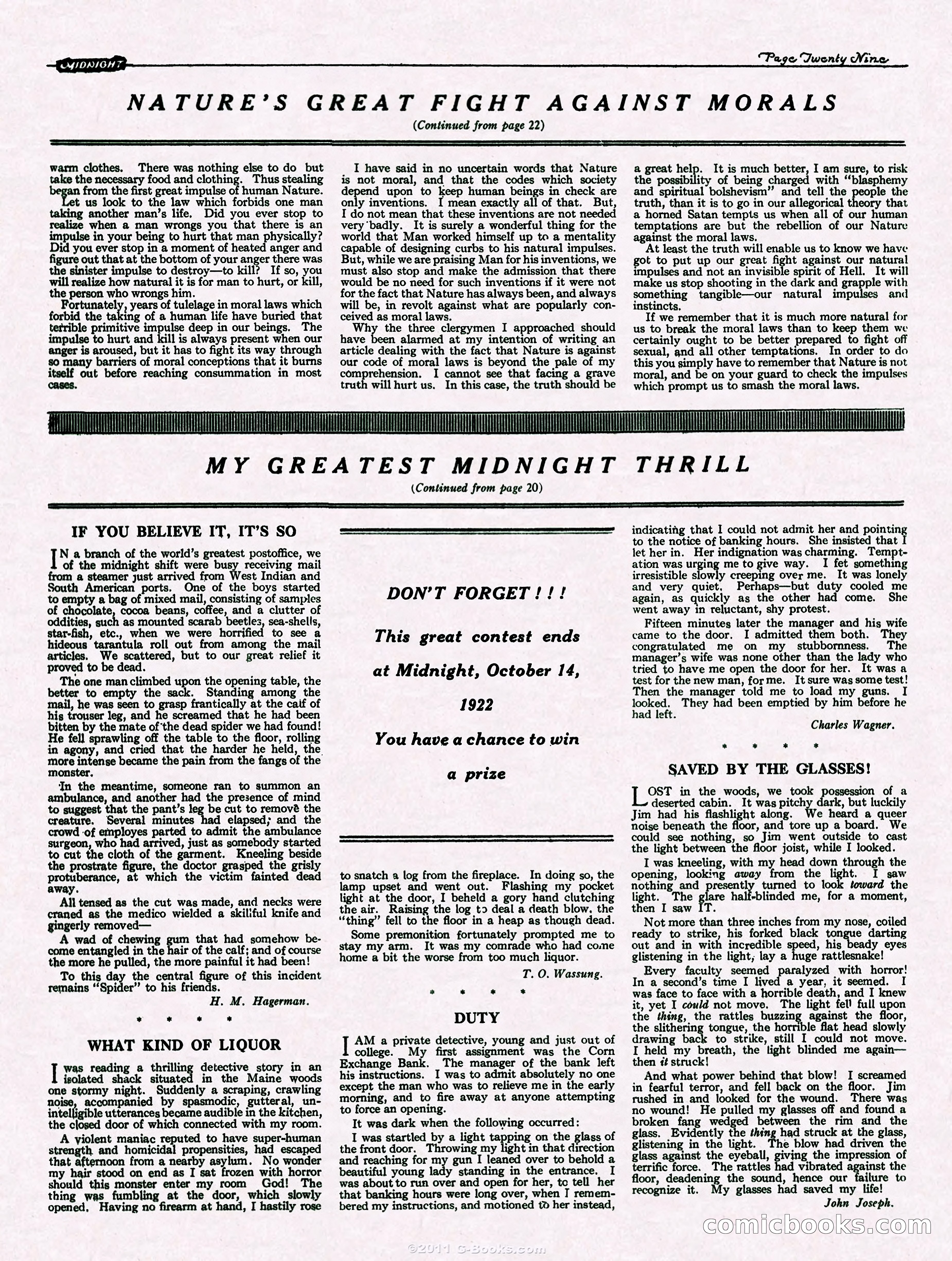 Midnight, October 7, 1922 — page 29 of 32