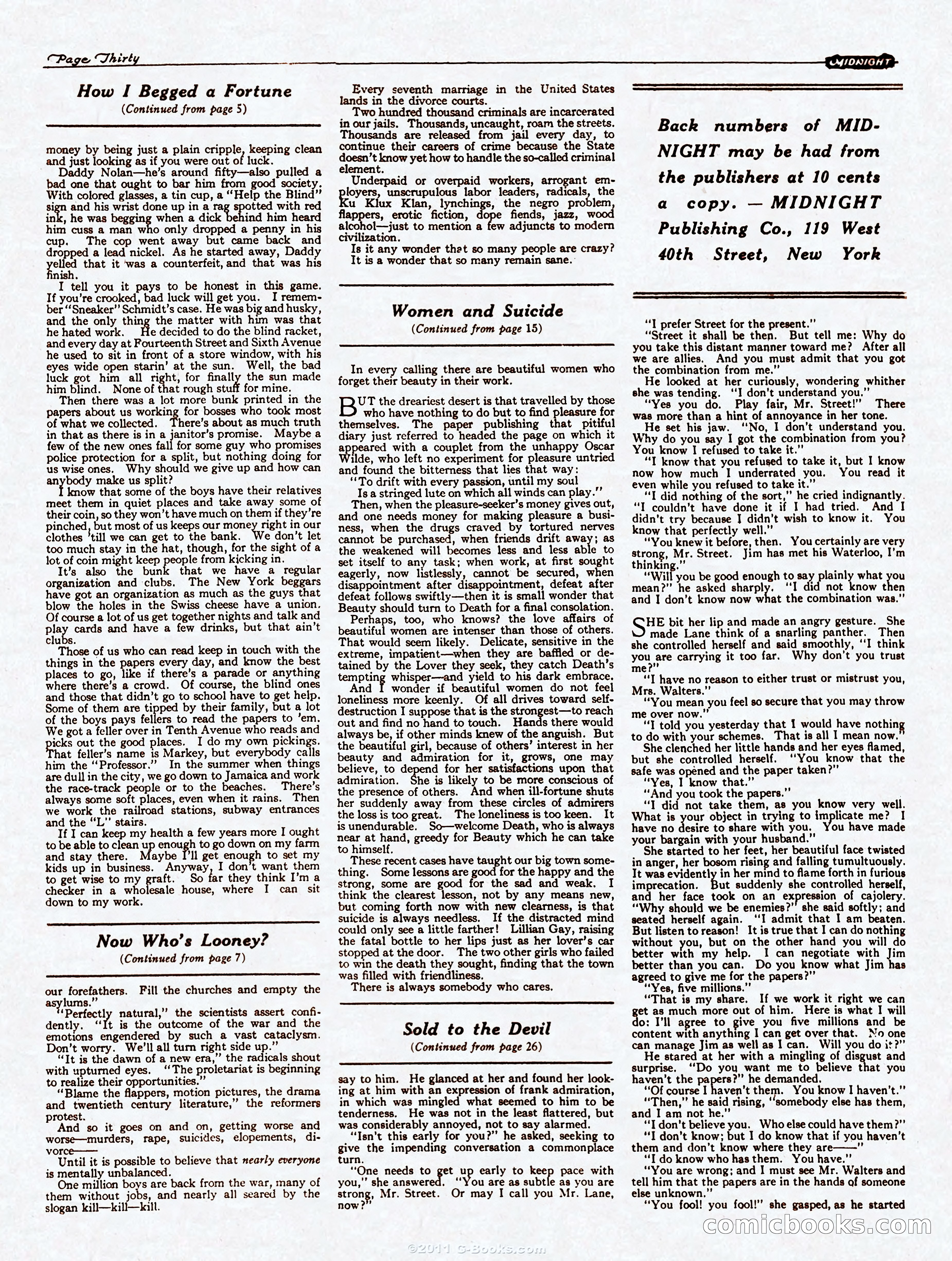 Midnight, October 7, 1922 — page 30 of 32