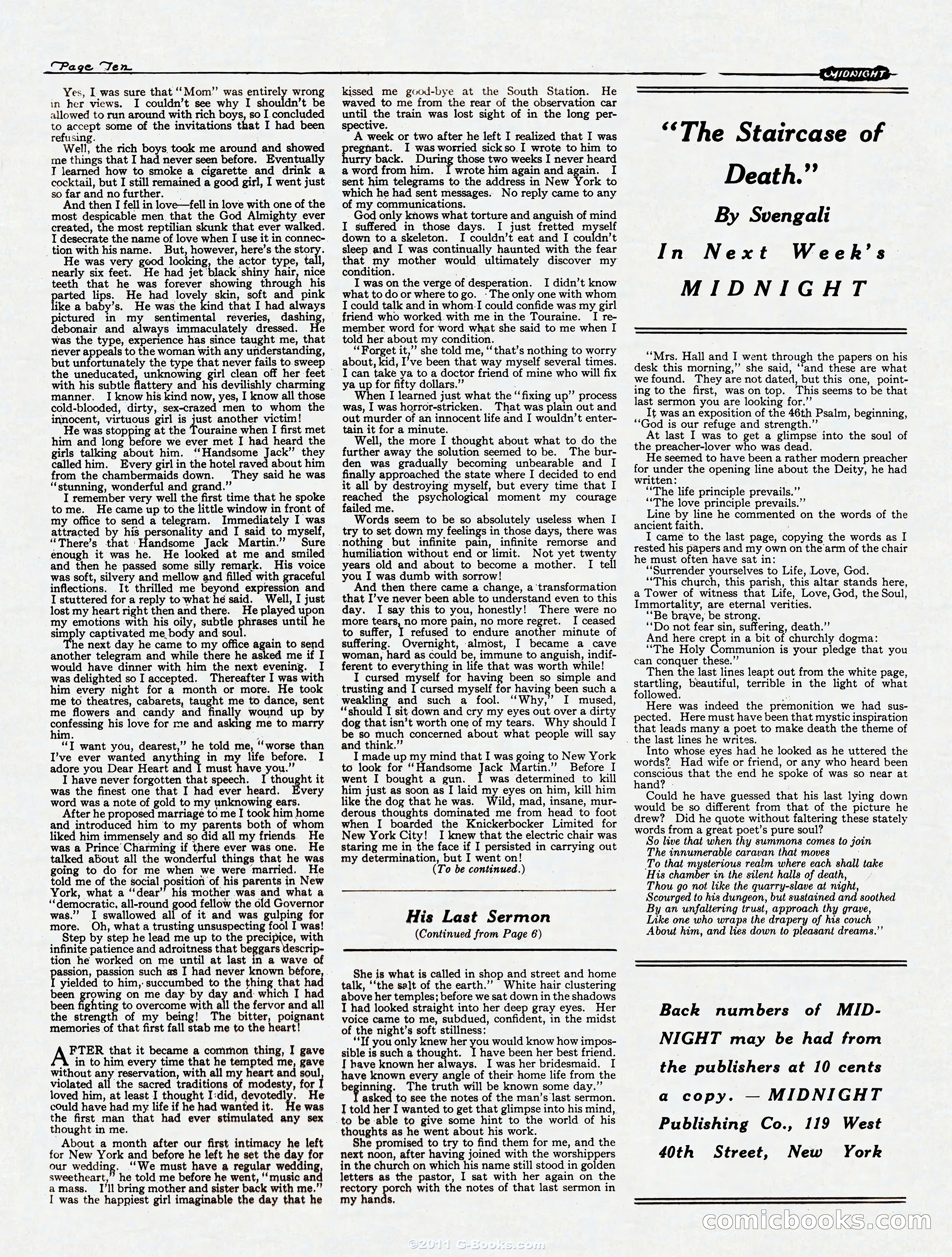 Midnight, October 21, 1922 — page 10 of 32