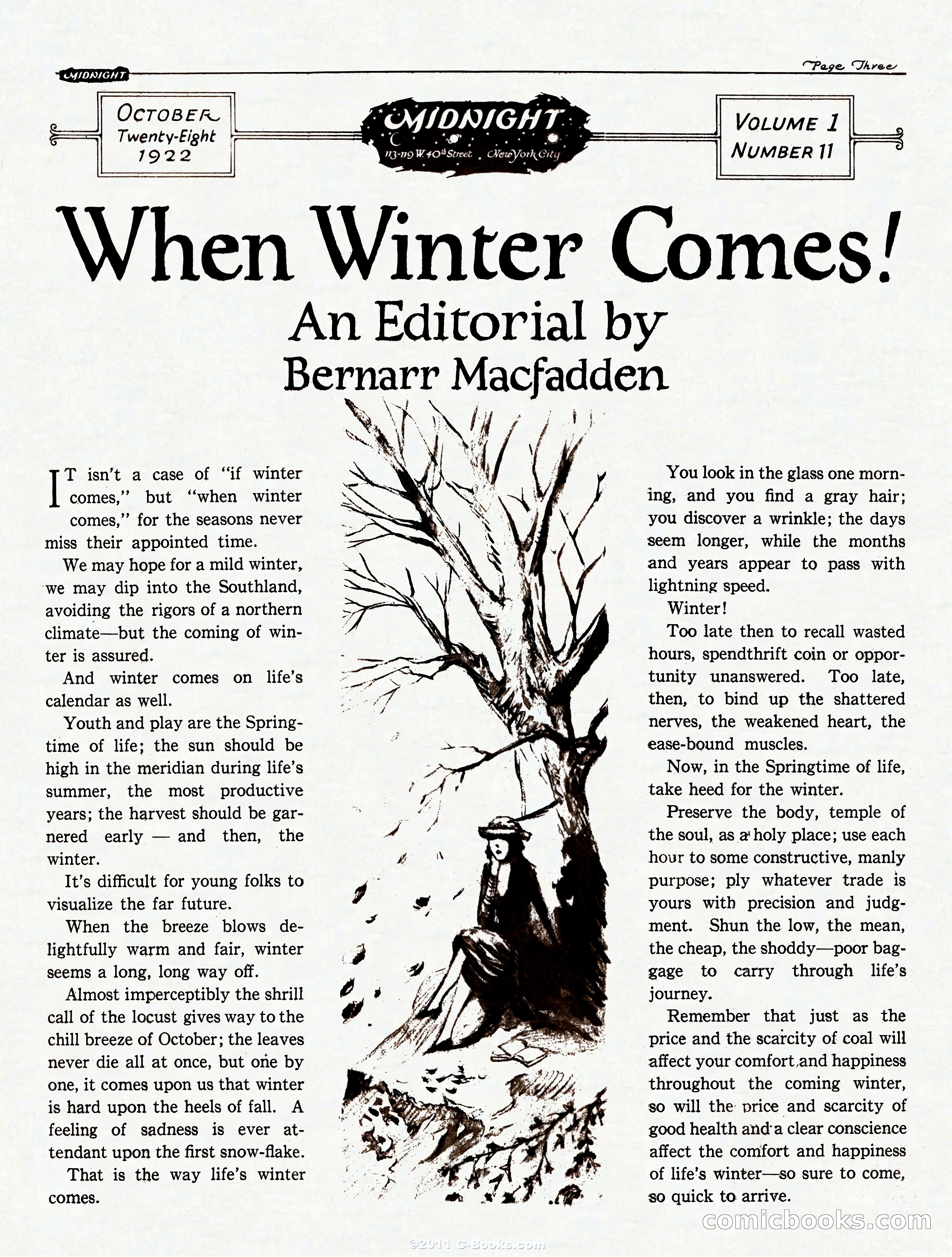 Midnight, October 28, 1922 — page 3 of 32